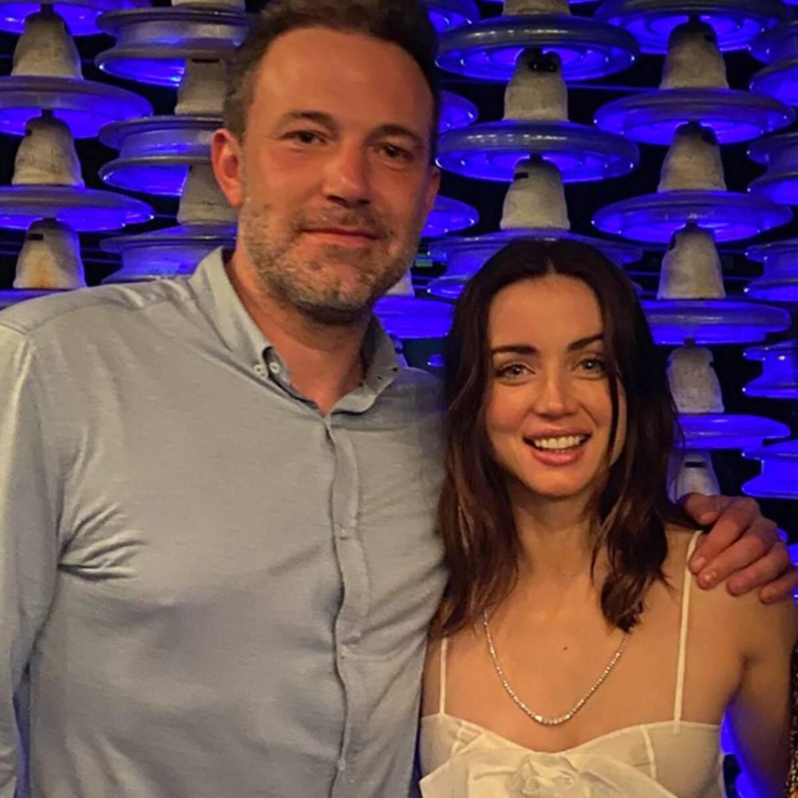 Ana con Ben Affleck, su actual novio.