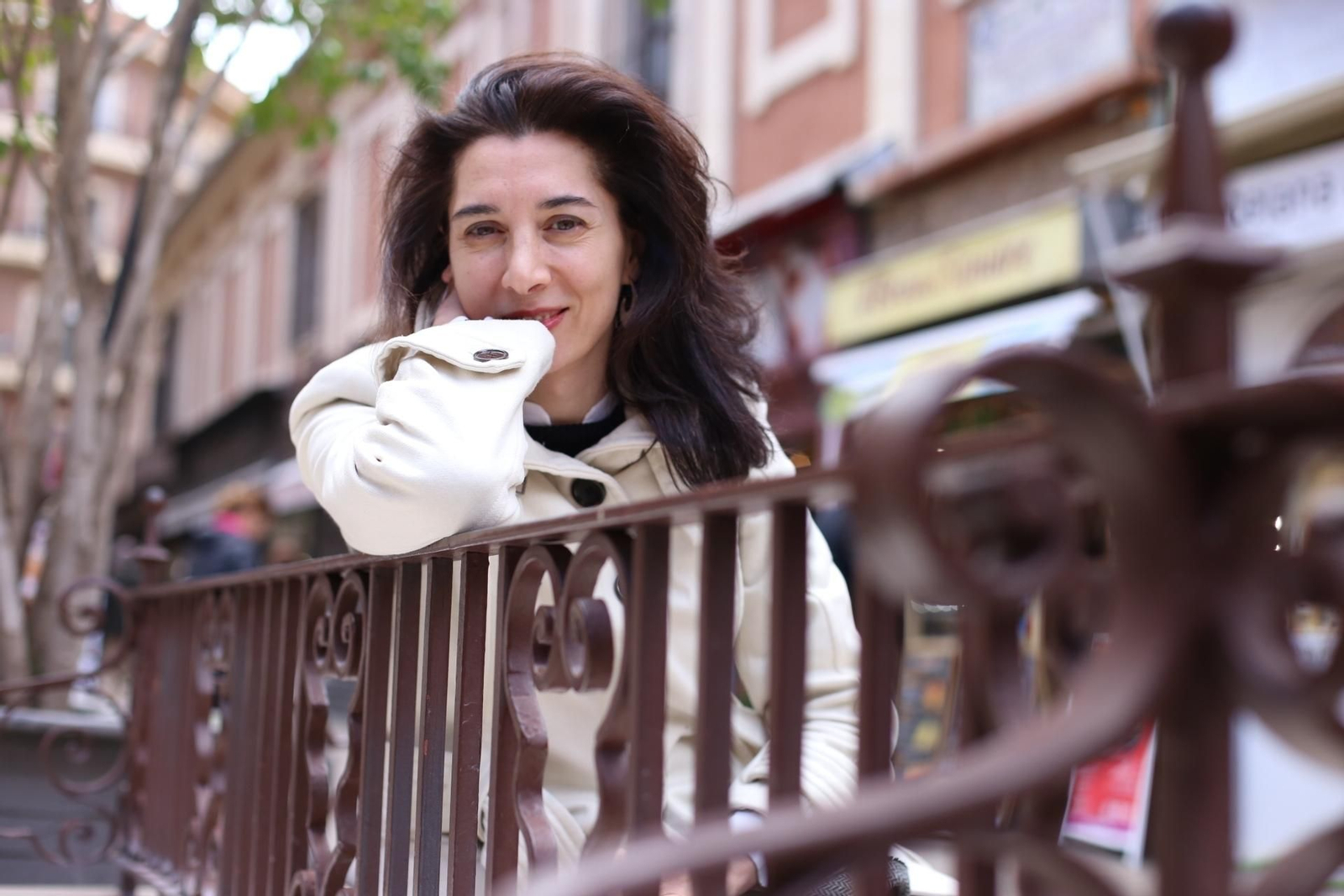 Rocío Plaza Orellana, durante la entrevista.