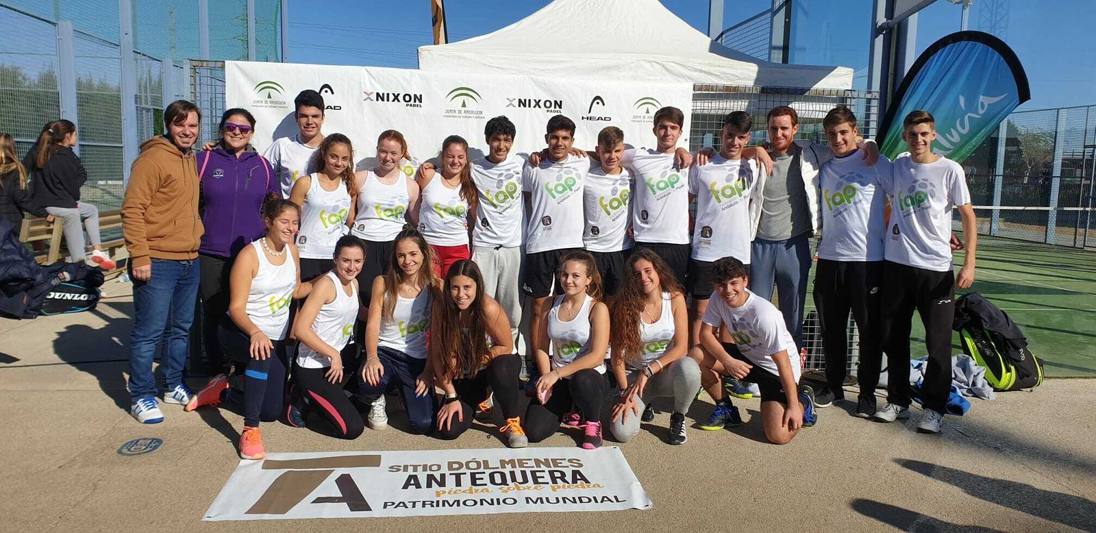 Éxito del pádel provincial en el Andaluz de Menores