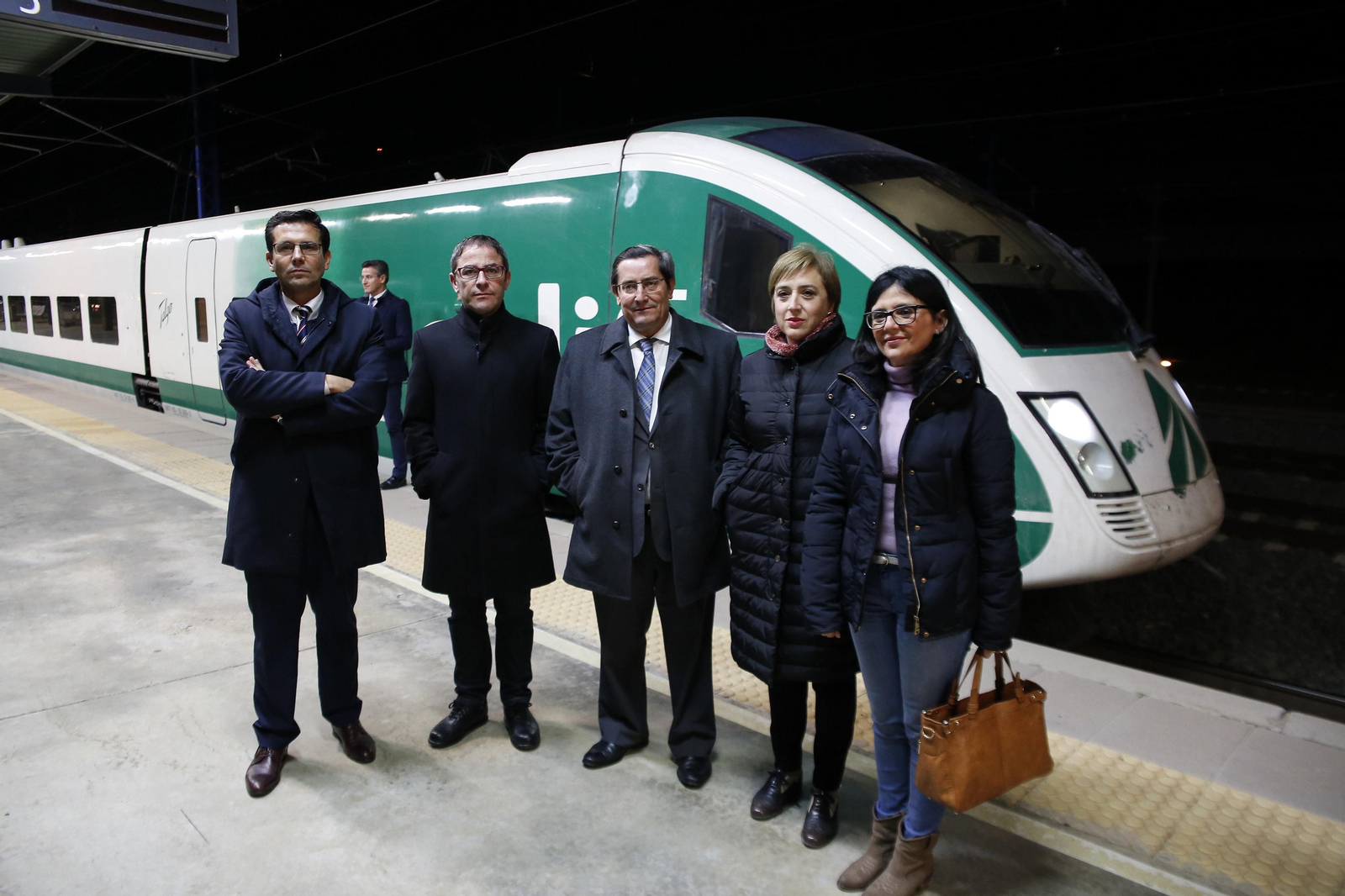 Inauguración en Antequera de las fases de pruebas del AVE