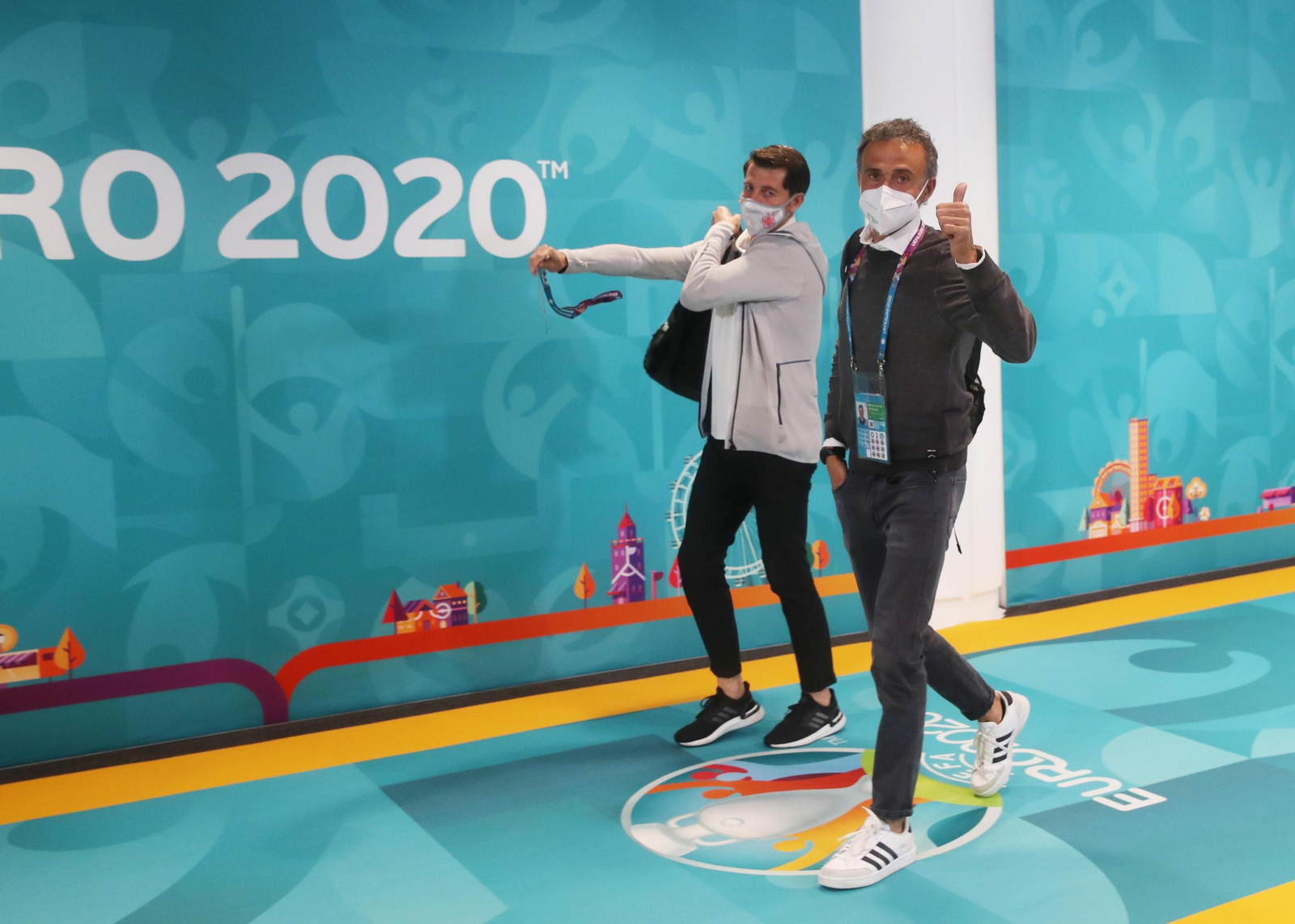 Las imágenes de la semifinal Italia-España de Eurocopa