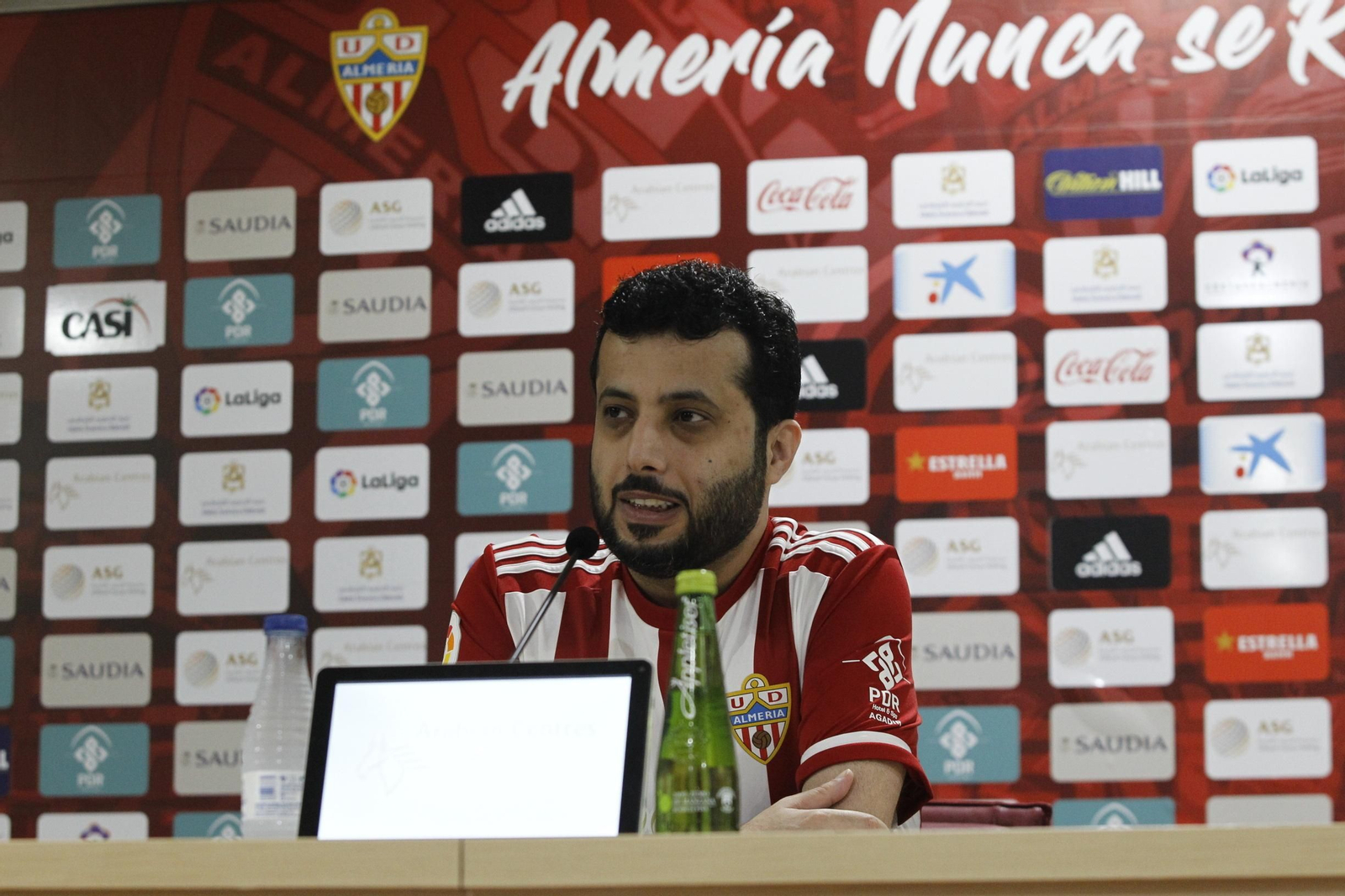 Fotogalería rueda de prensa dueño U.D. Almería, Turki Al-Sheik