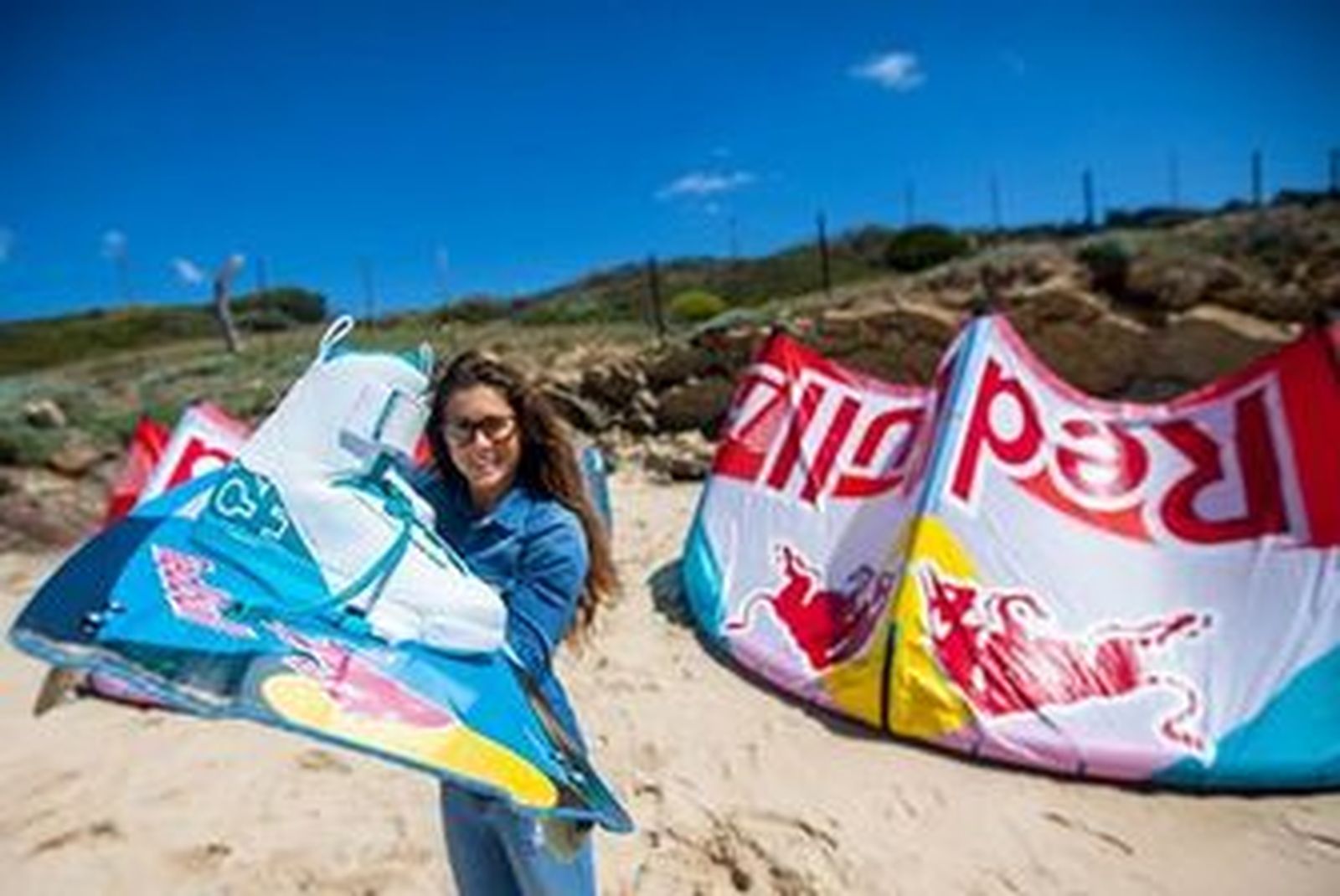 Gisela Pulido, en Tarifa.