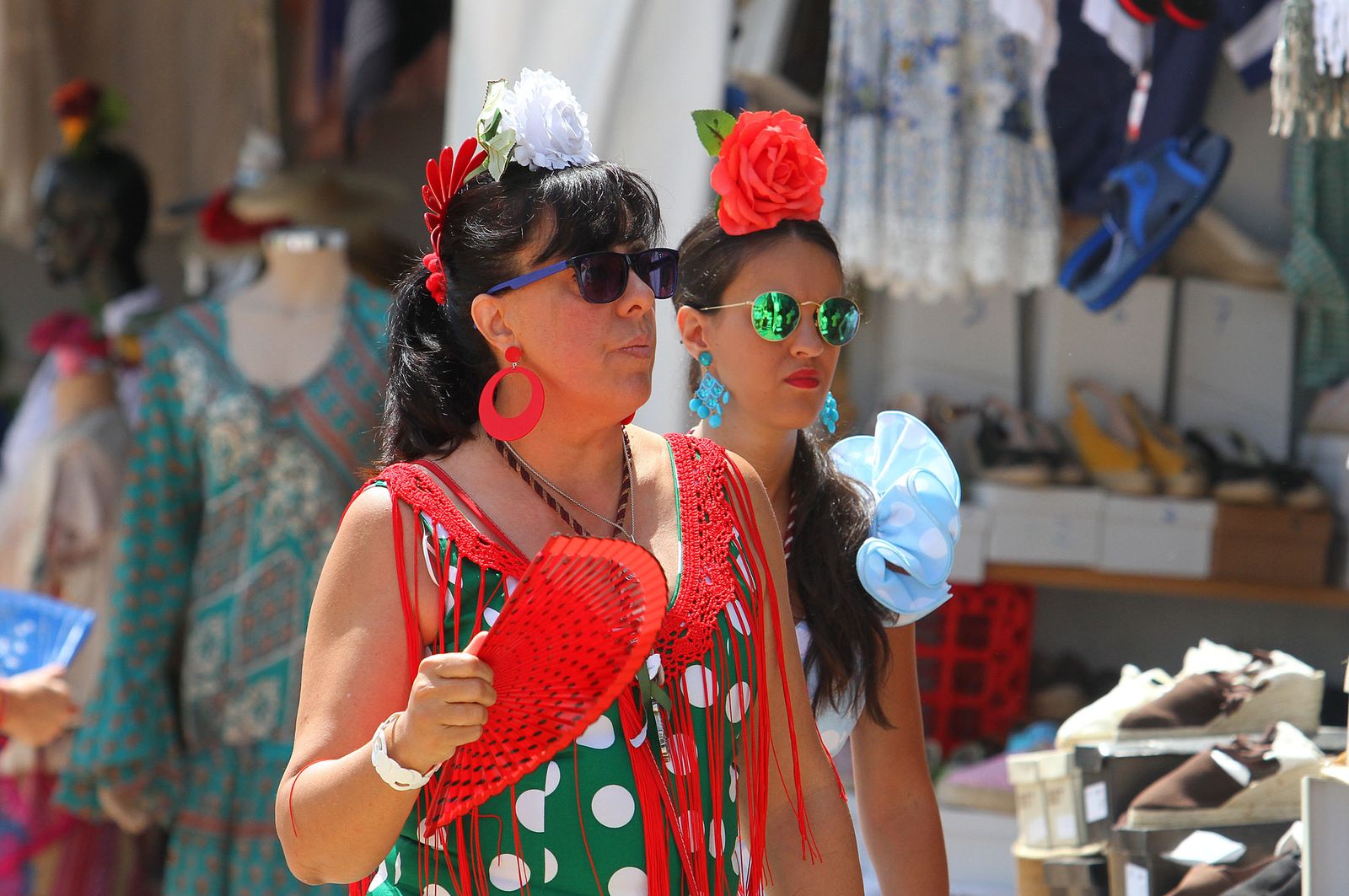 Ambiente en la aldea del Rocío.