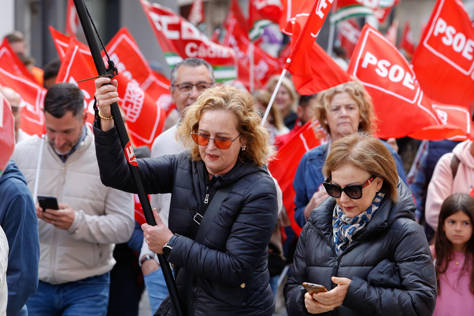 Fotos de la manifestación del Primero de Mayo en Algeciras