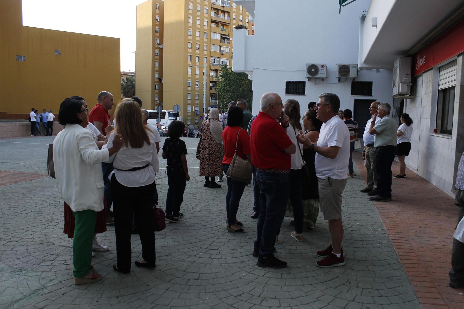 Fotos del inicio de campaña electoral en Algeciras