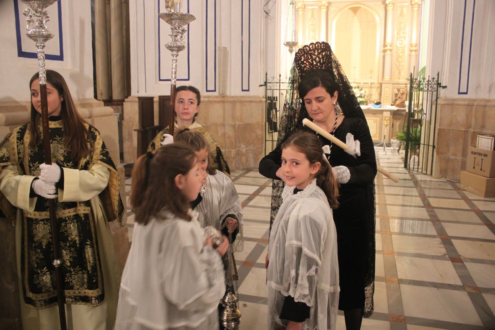 Las imágenes de las procesiones del Jueves Santo en Vélez Rubio