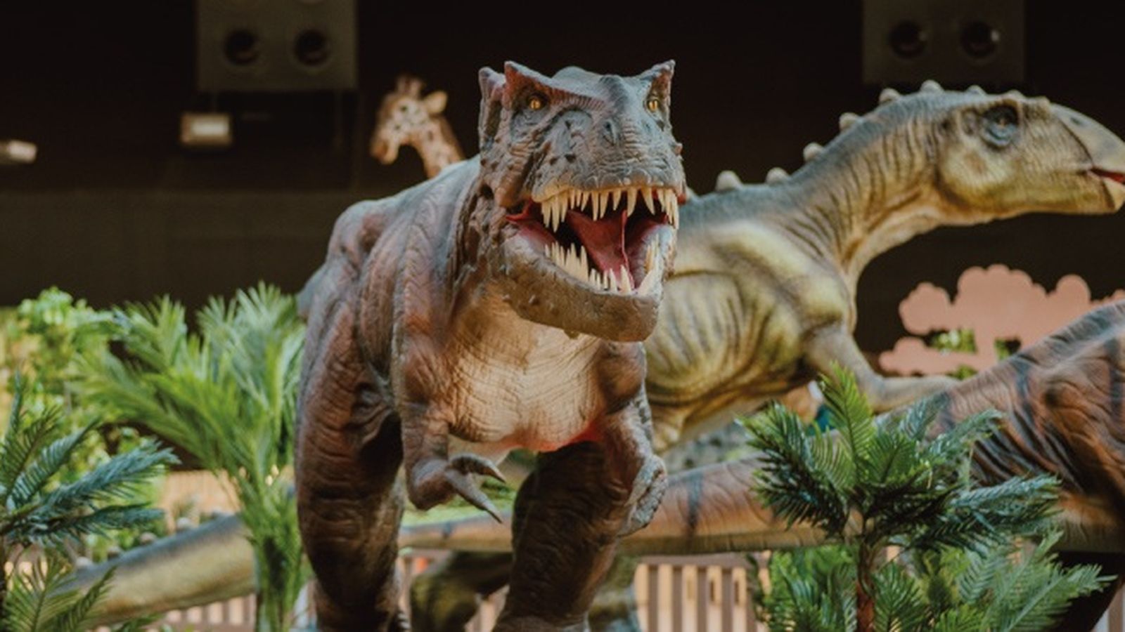 Dinosaurios en movimiento.