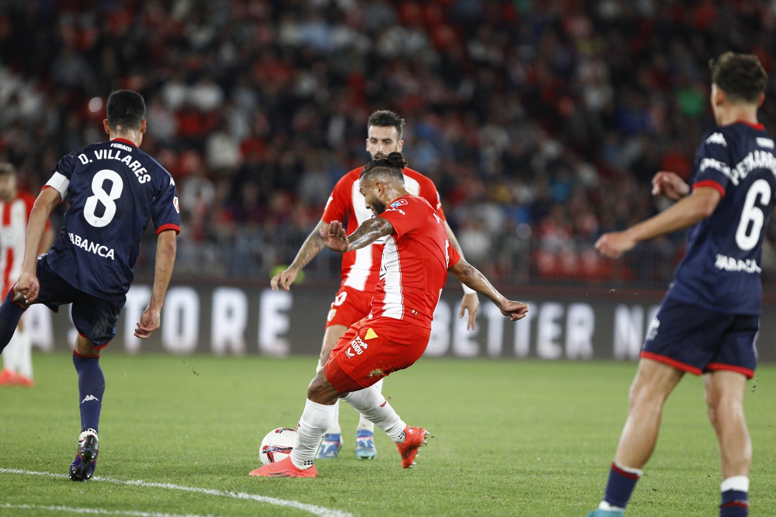 El partido U.D. Almería-Deportivo de La Coruña, en imágenes