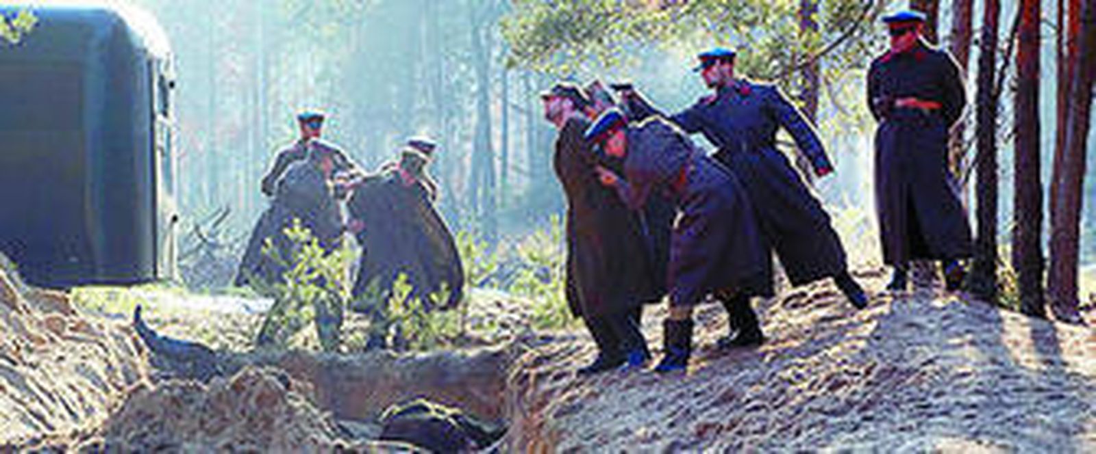 Una escena de 'Katyn', la última película del cineasta polaco Andrzej Wajda.