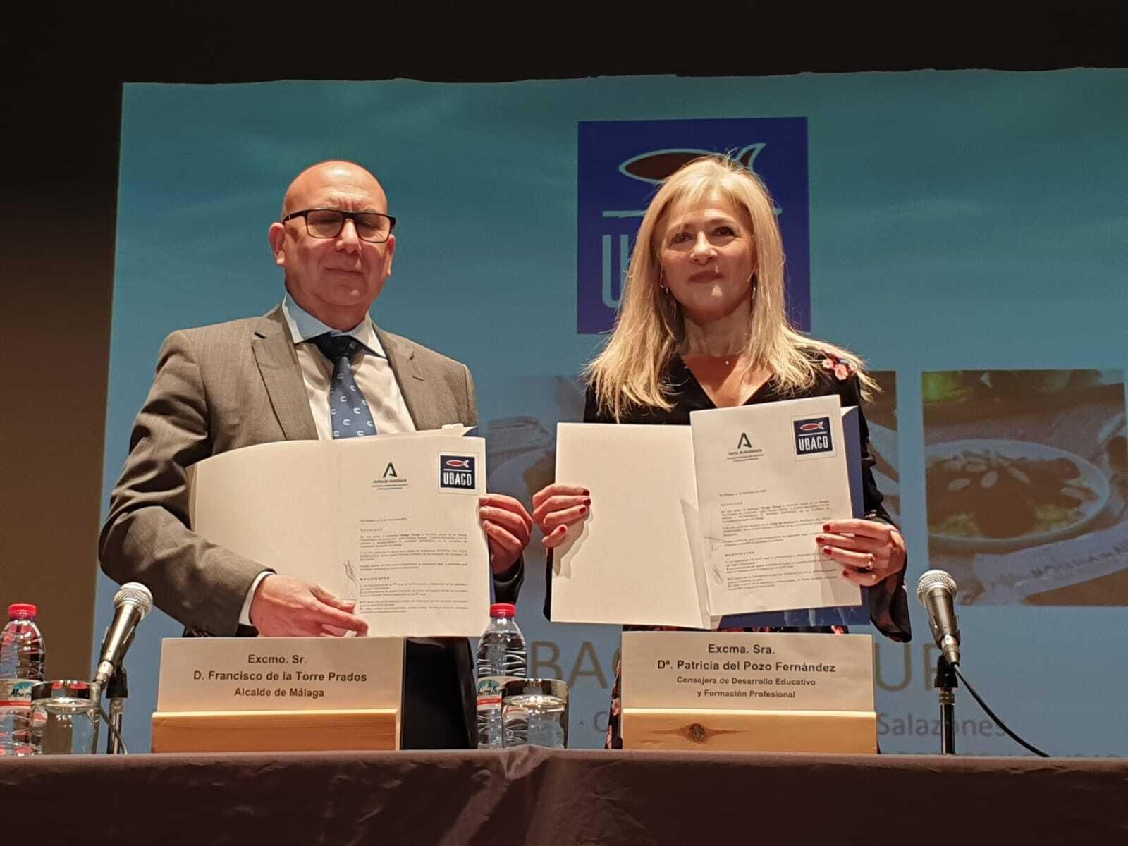 Presentación del Premio Javier Imbroda, que reconocerá al mejor alumno de FP Dual en la empresa Ubago.