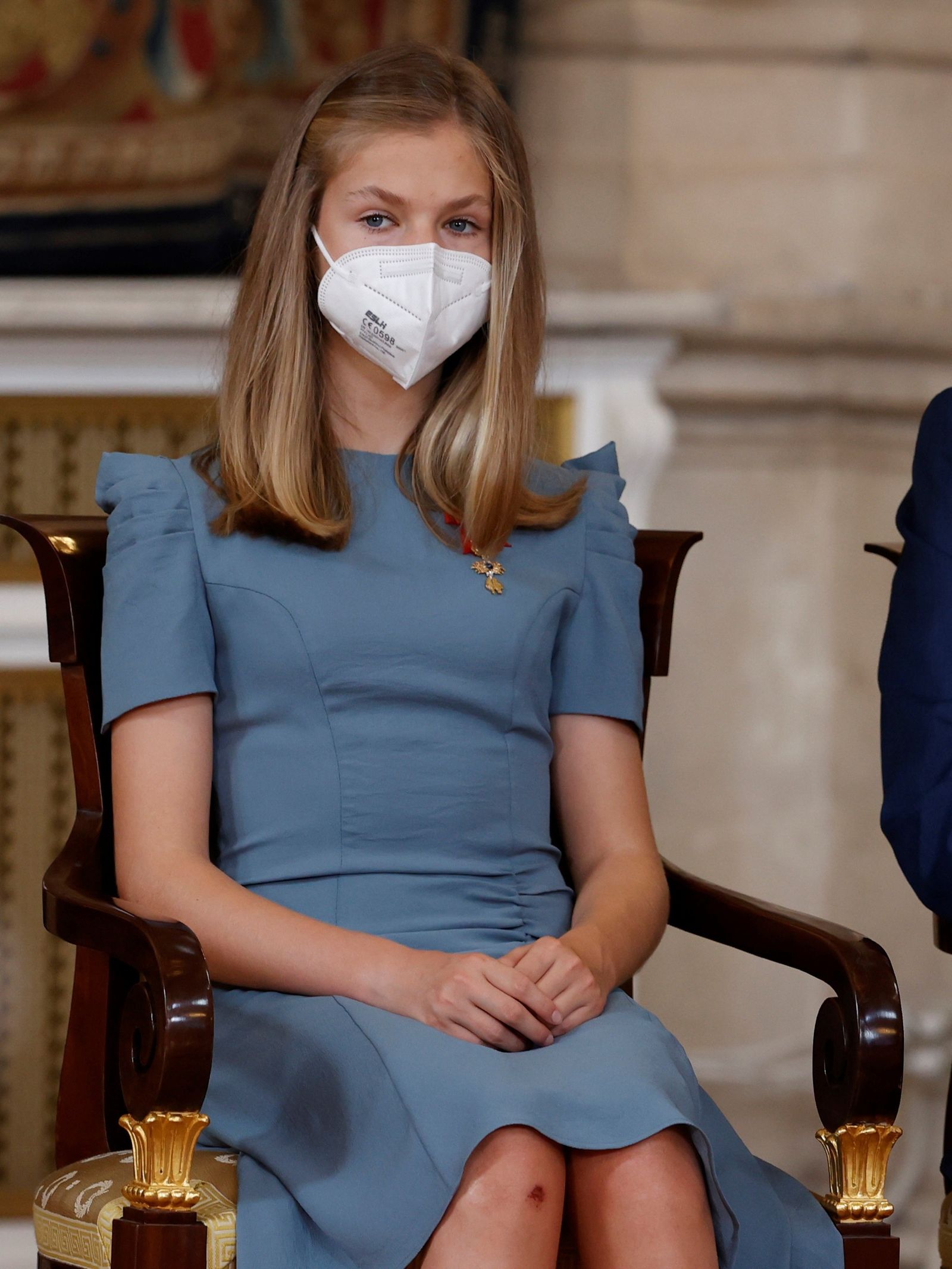 Primer plano de Doña Leonor.