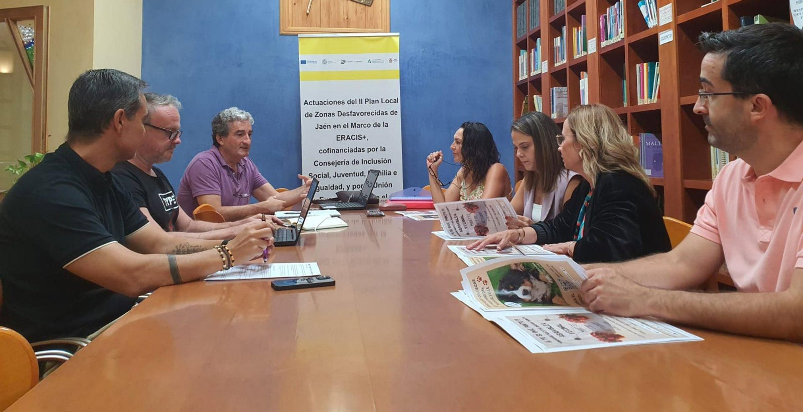Reunión del Ayuntamiento de Jaén con la asociación Torre del Concejo.