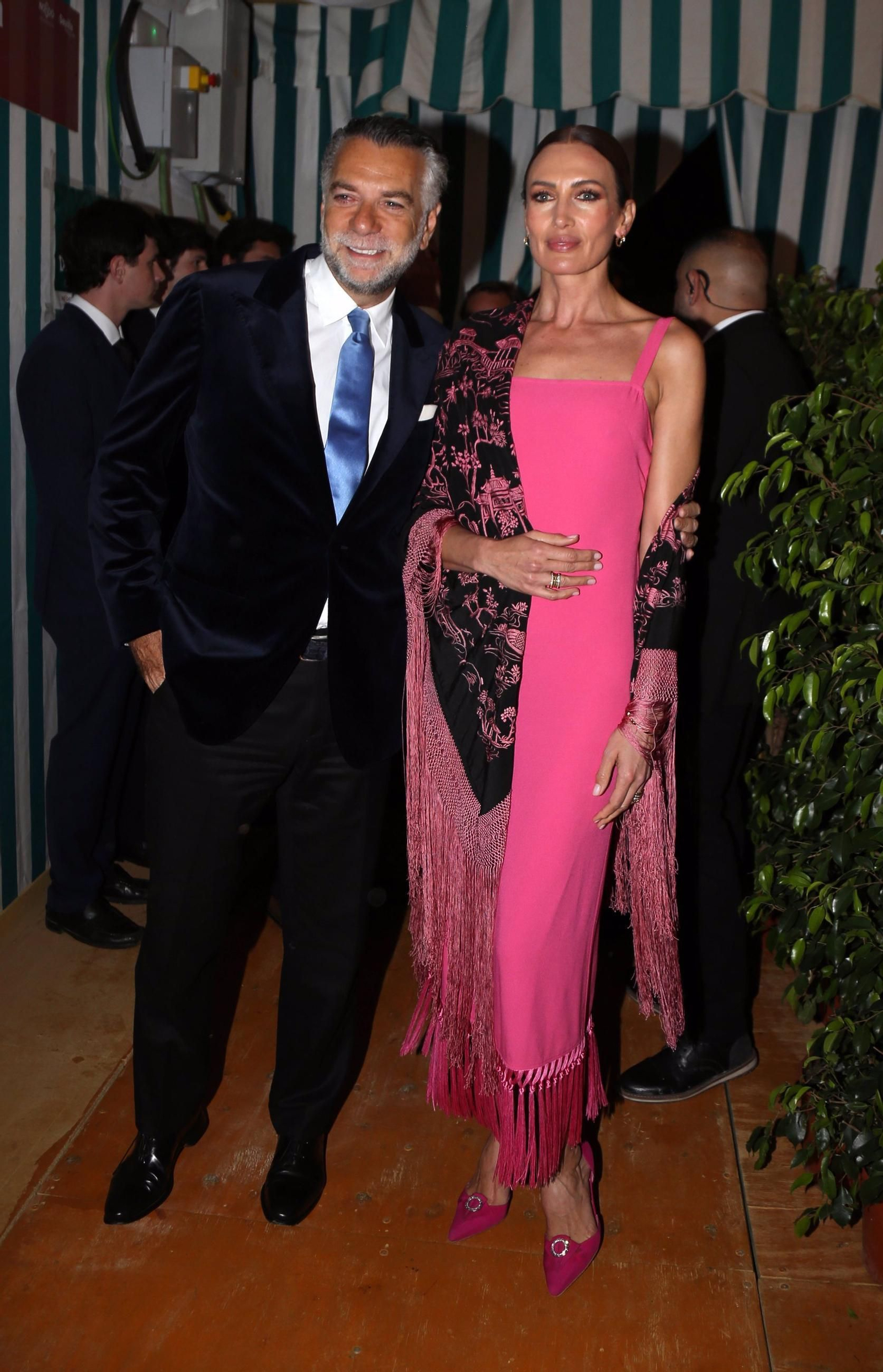 Nieves Álvarez en la noche del pescaíto.