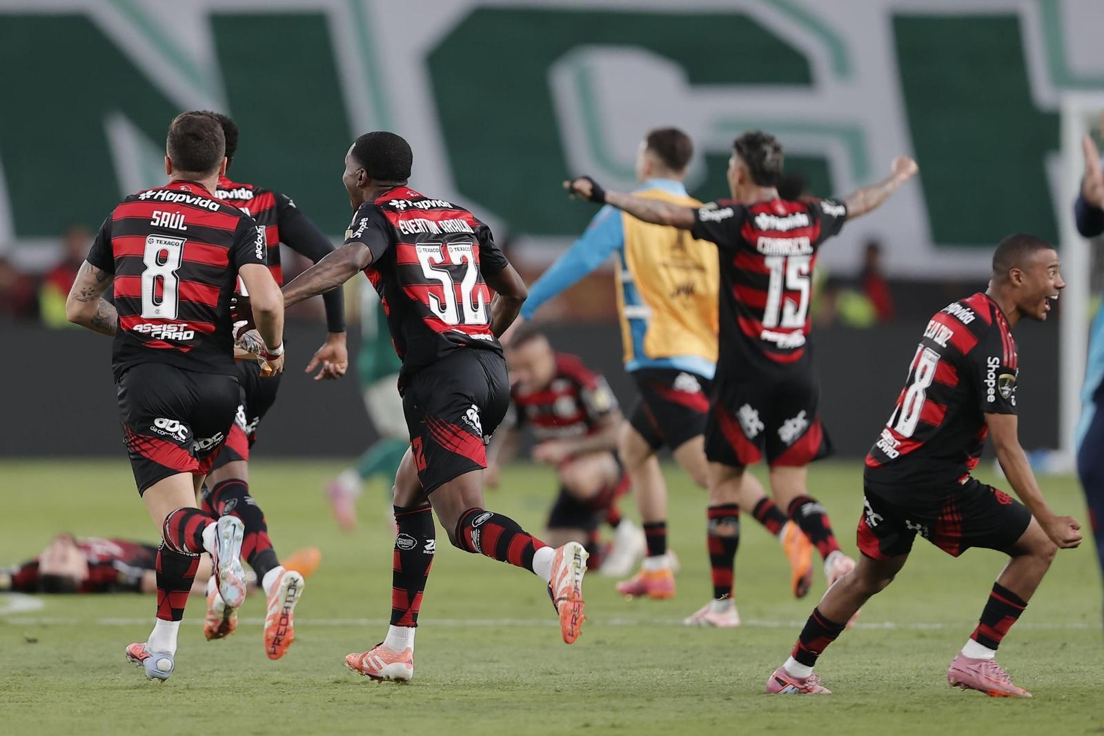 Las fotos de la final de la Copa Libertadores con triunfo de Flamengo sobre Palmeiras
