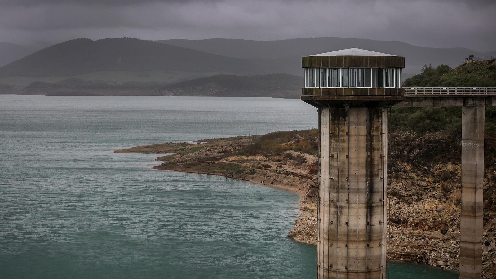 Embalse de Guadalcacín el pasado mes de diciembre