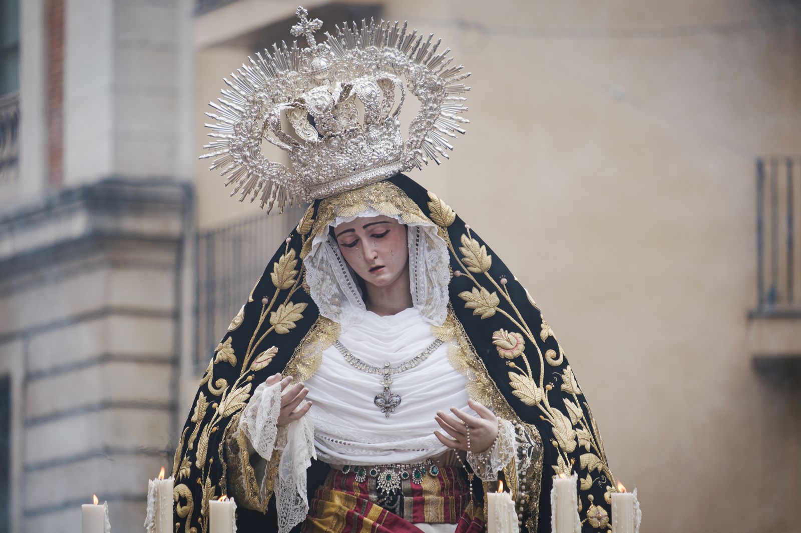 Las imágenes del rosario de la aurora de Montesión