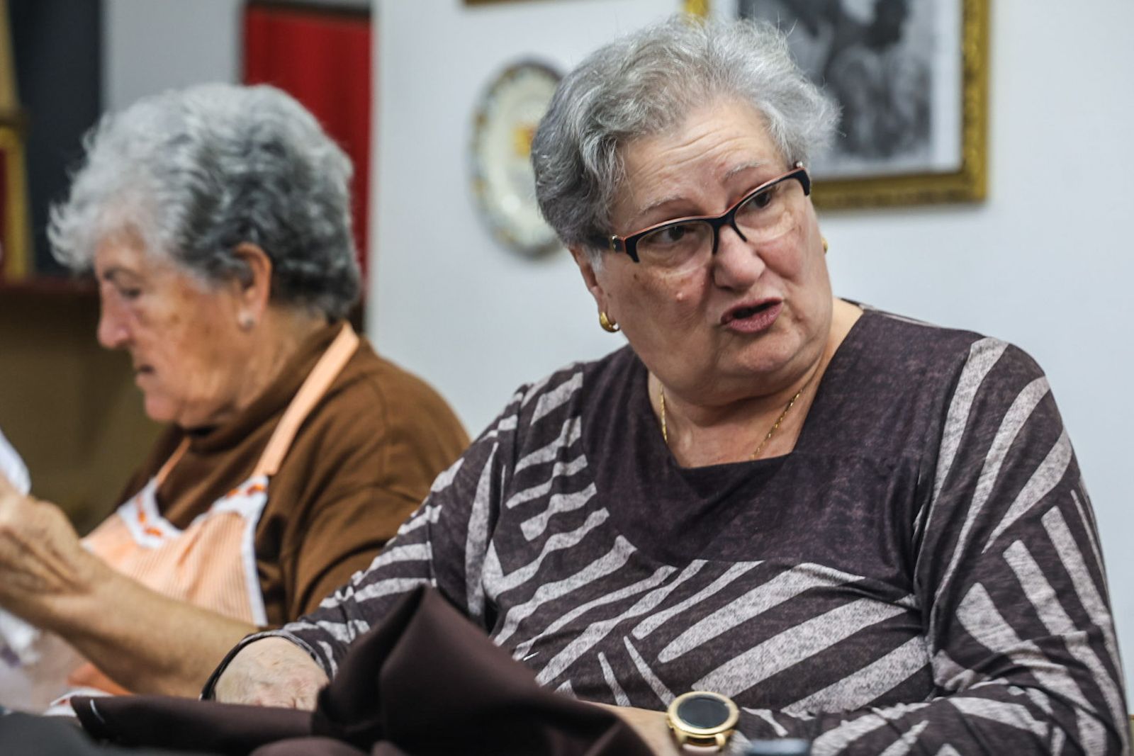 Fotografías del alma del taller de costura de la Sentencia