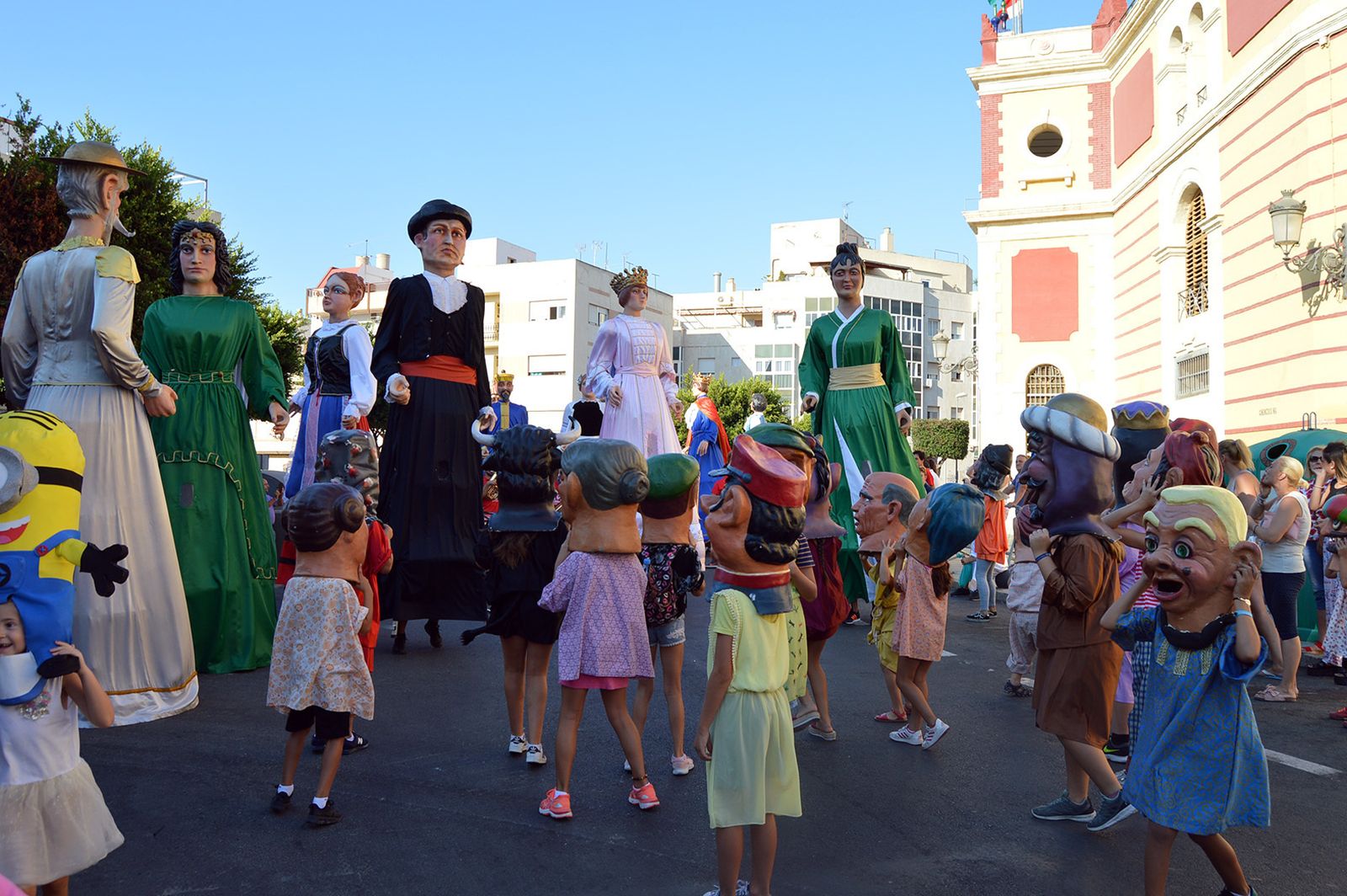 Los Gigantes y Cabezudos es una tradición de antaño.
