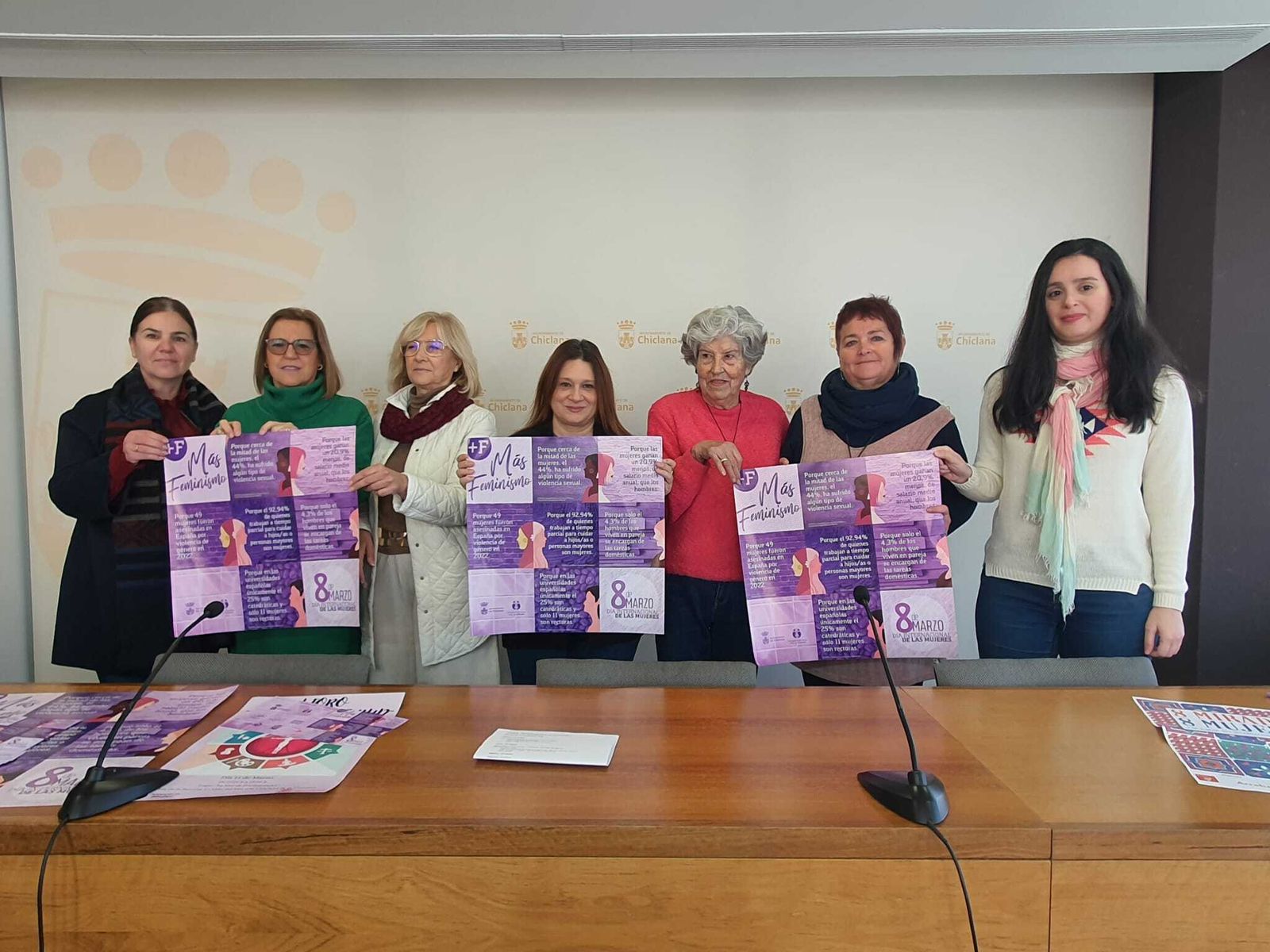 Presentación del programa de actividades con motivo del 8M.