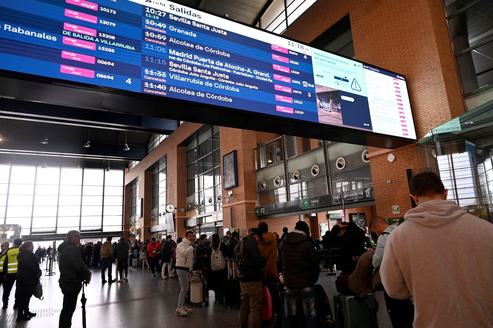Las imágenes de la huelga del ferrocarril en Córdoba