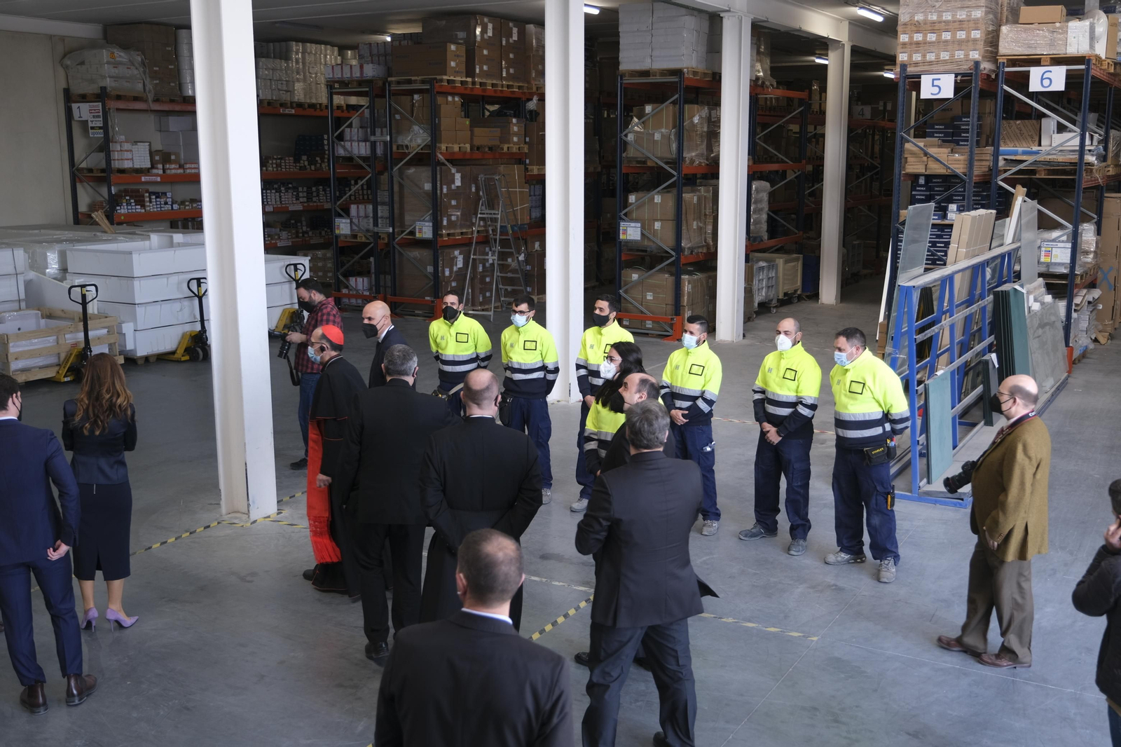 Bendición de las instalaciones de Hydrodiseño, en Huércal Overa (Almería)