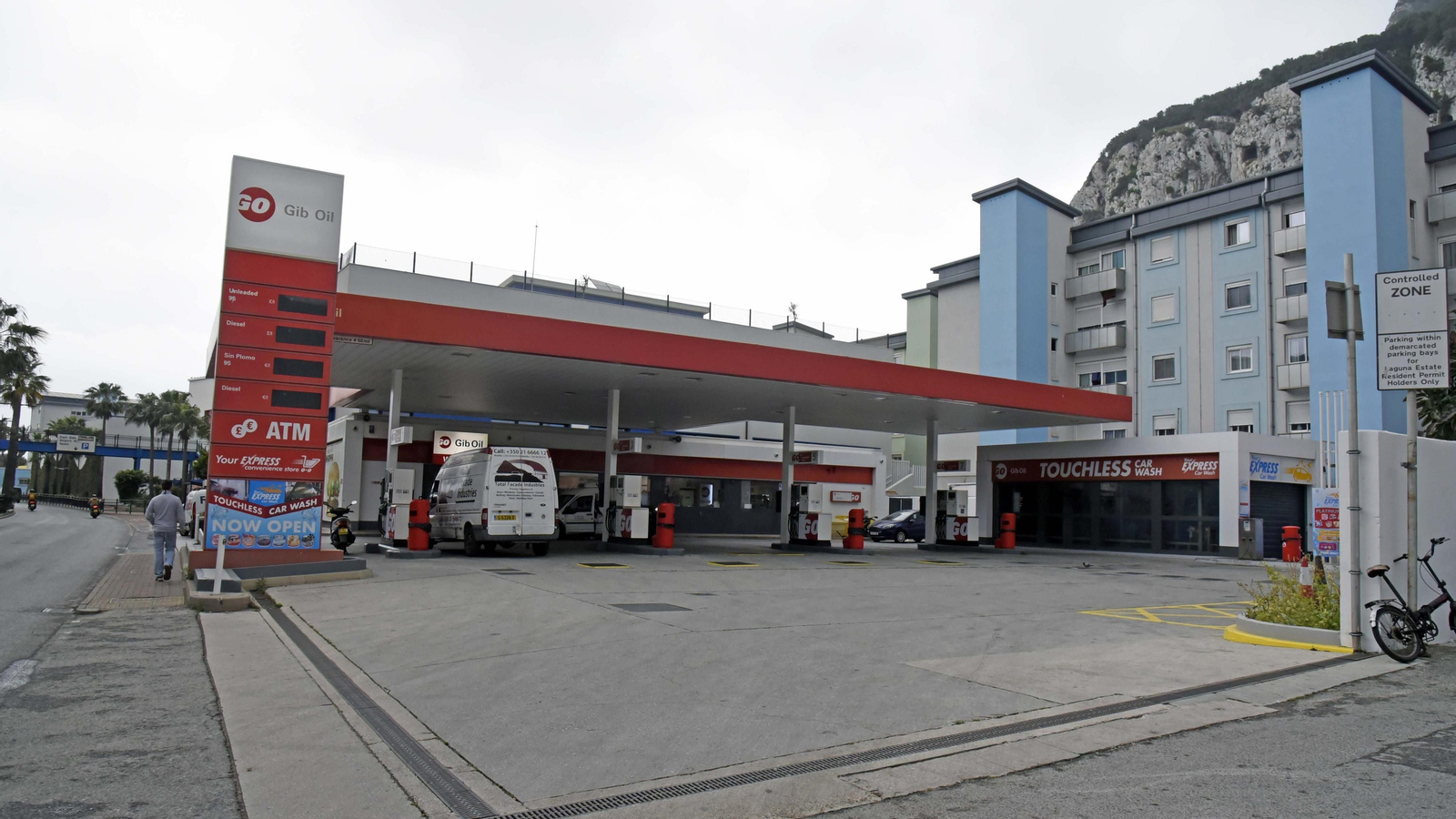 Las fotos de un día laborable en Gibraltar durante el coronavirus