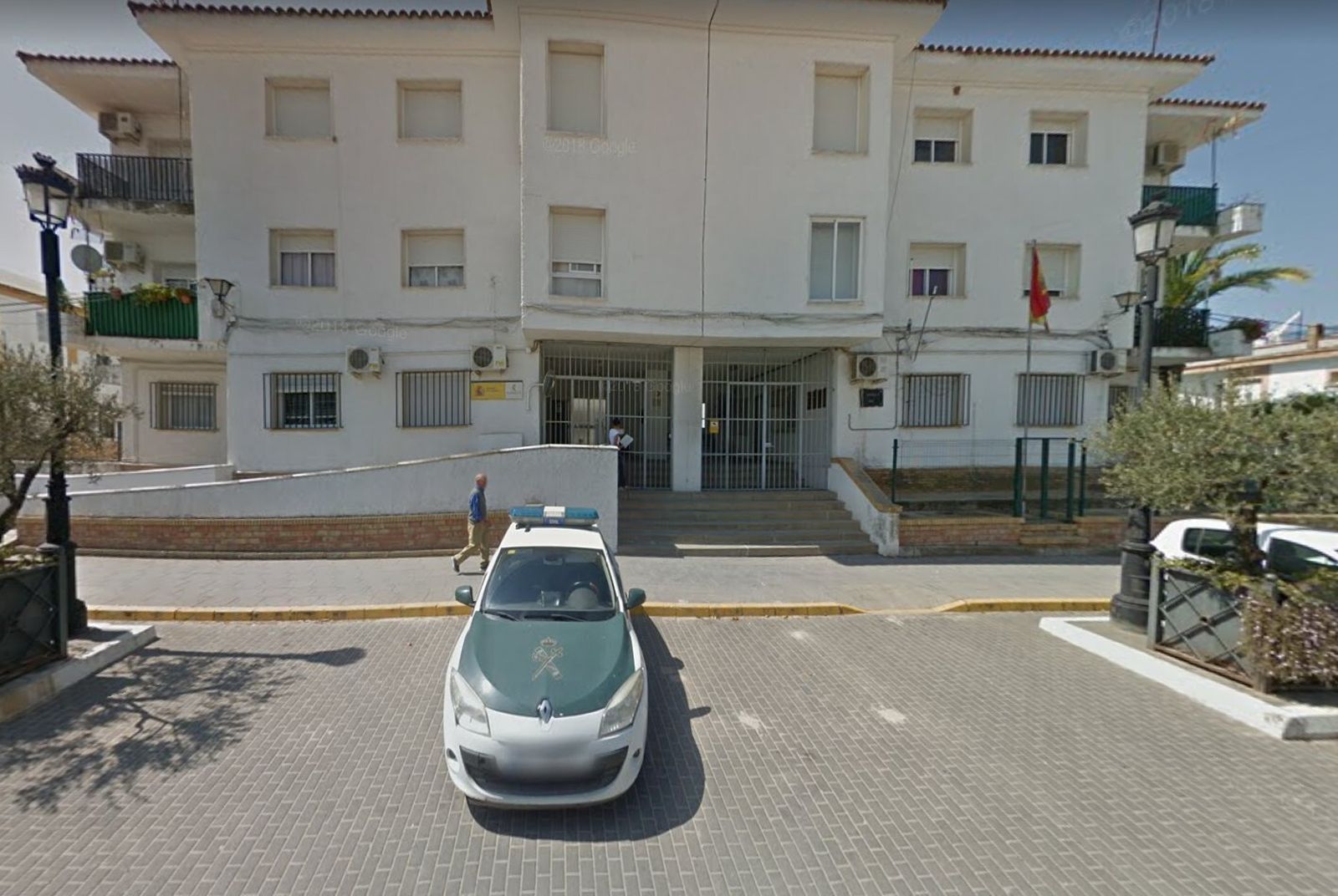 El puesto de la Guardia Civil en Almonte.