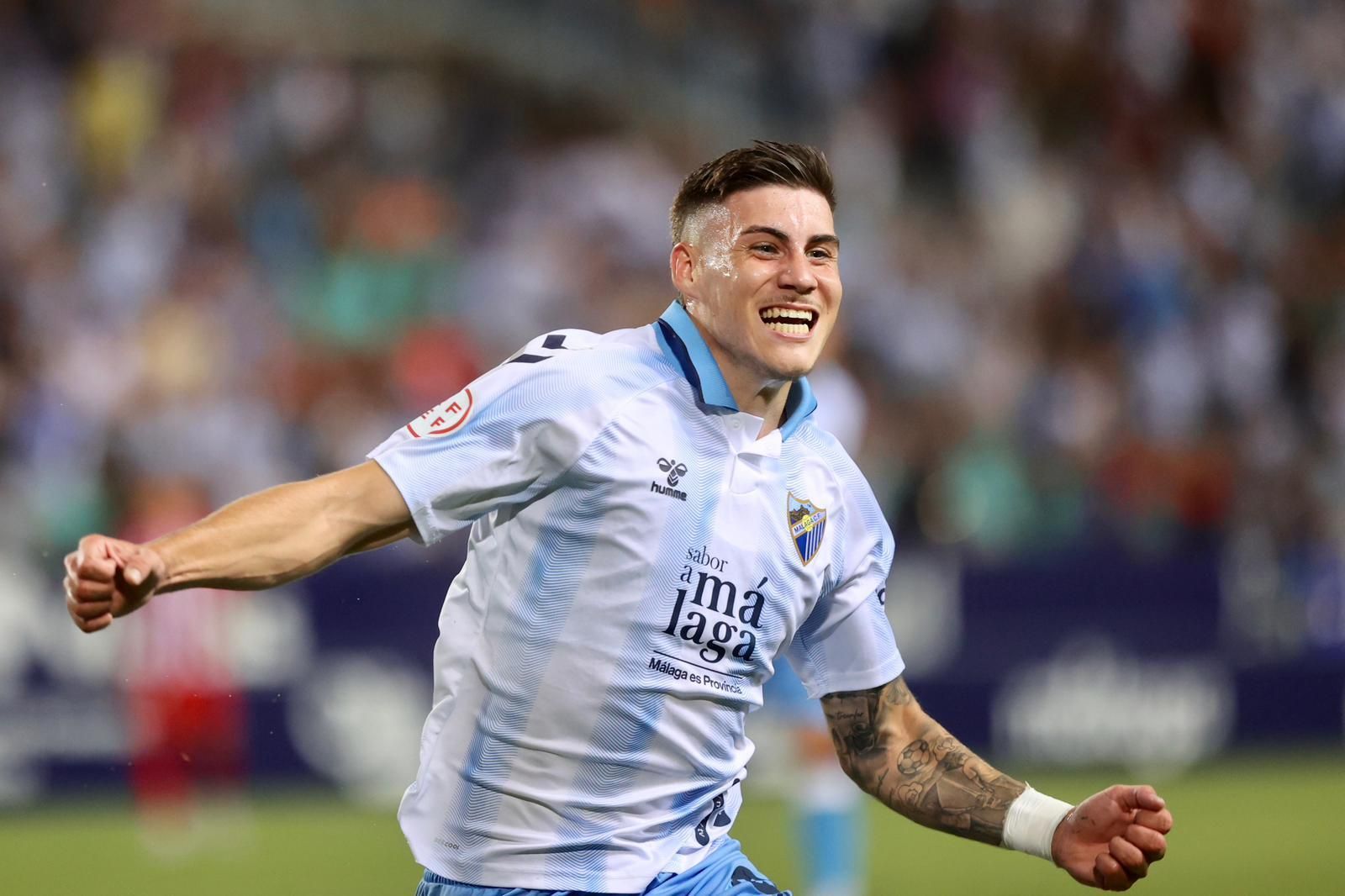 El Málaga CF-Atlético de Madrid B, en fotos