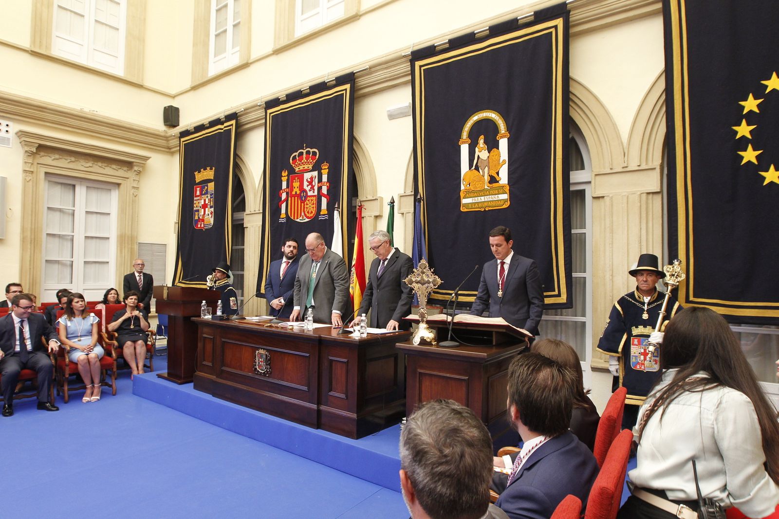 Pleno investidura Presidente Diputación de Almería. Javier Aureliano García