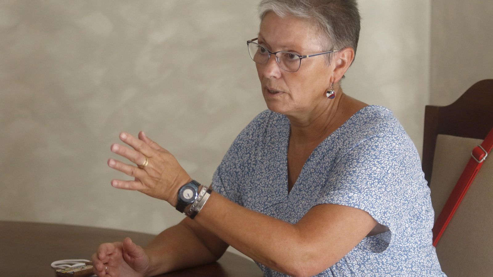 Juan Pérez Girón, durante la entrevista.