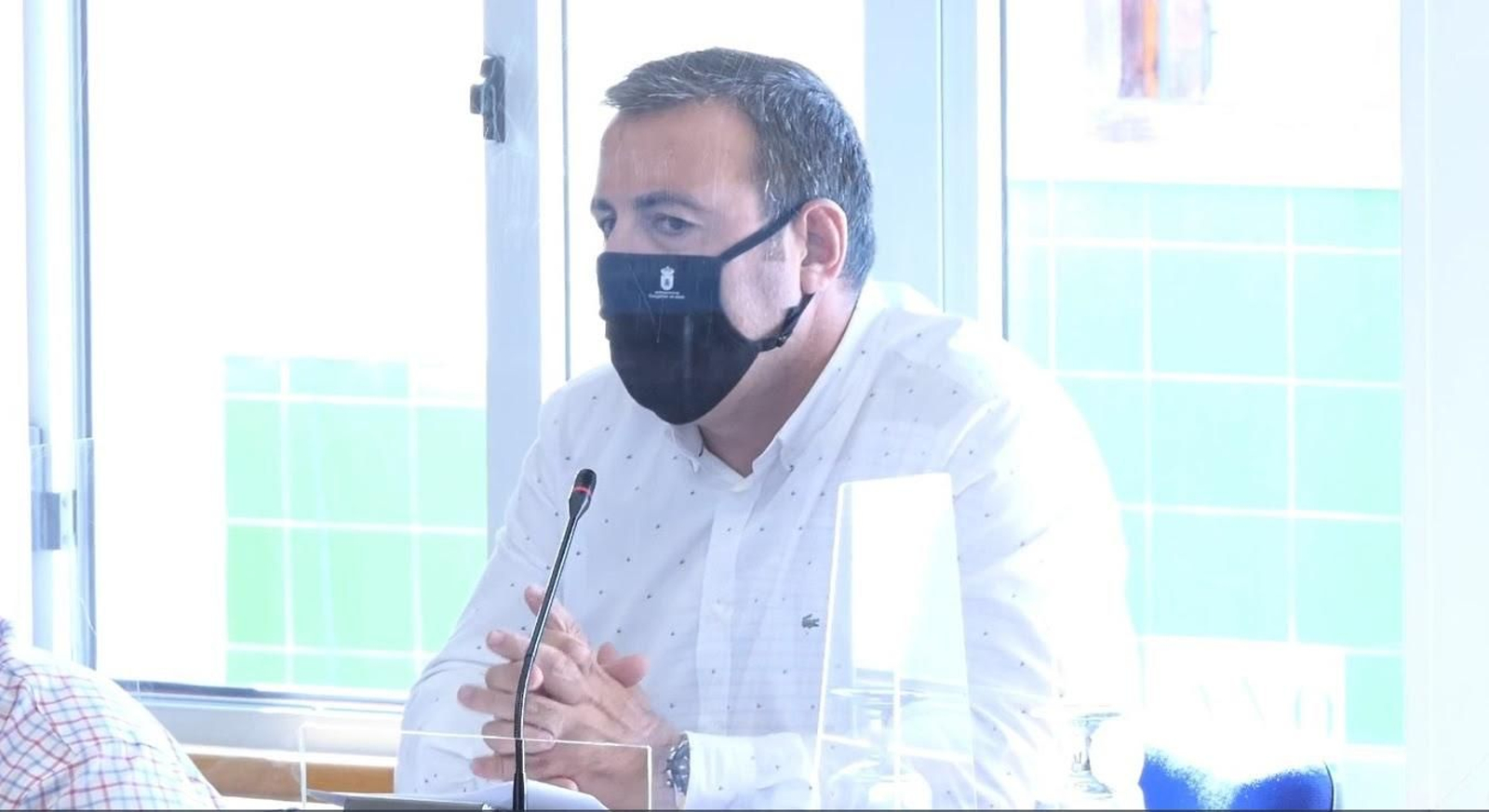 Pepe Montoya, durante el Pleno de Presupuestos.