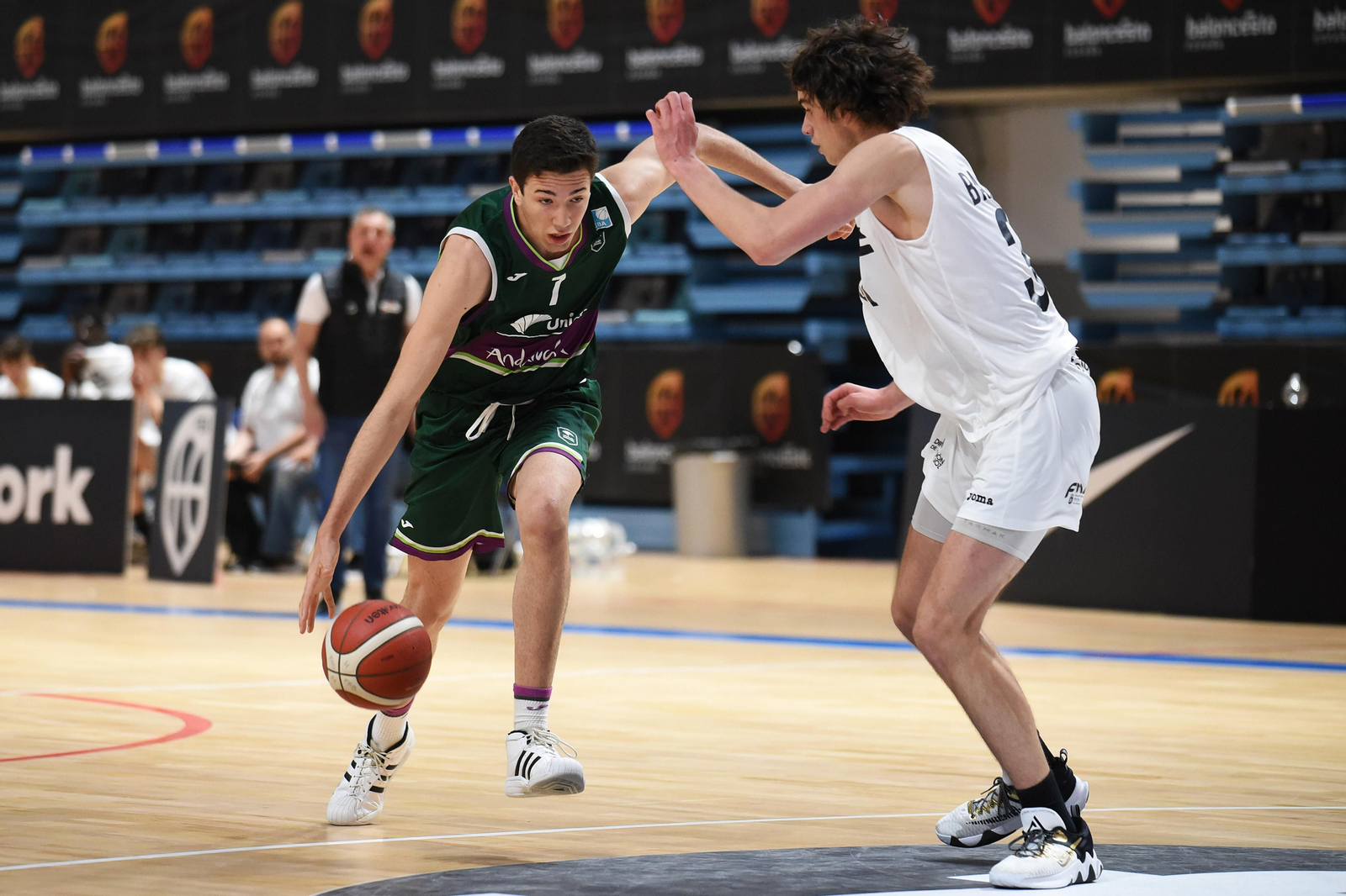 Álvaro Folgueiras, en un partido del Campeonato de España.