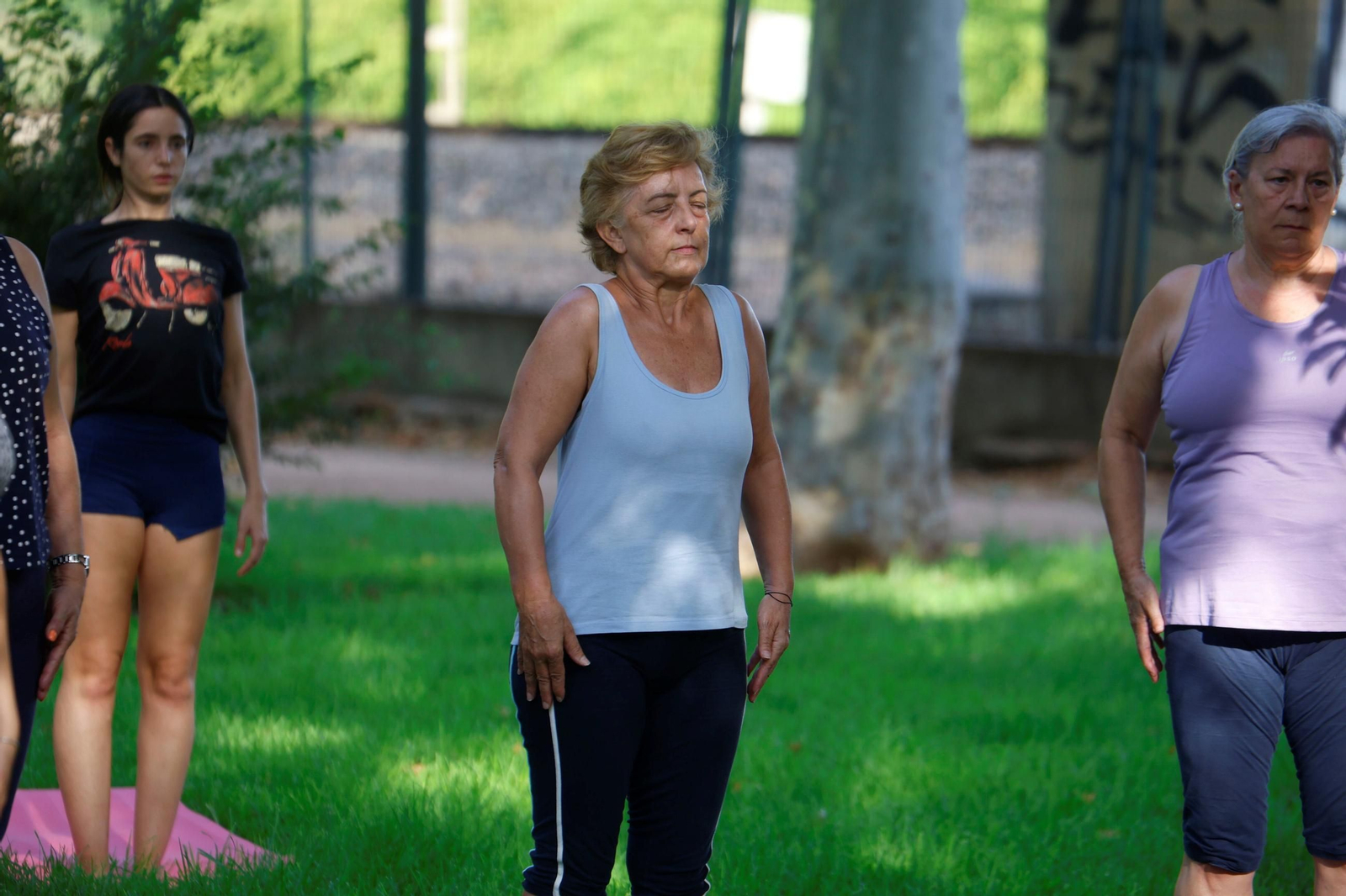 Clases de yoga en los parques de Córdoba