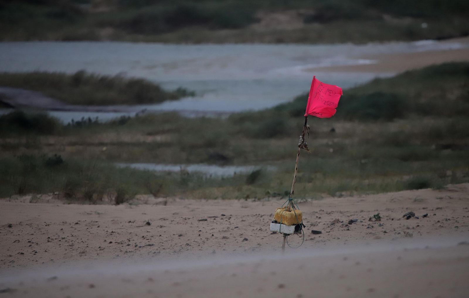 La borrasca Ingrid deja su huella en Tarifa, en imágenes