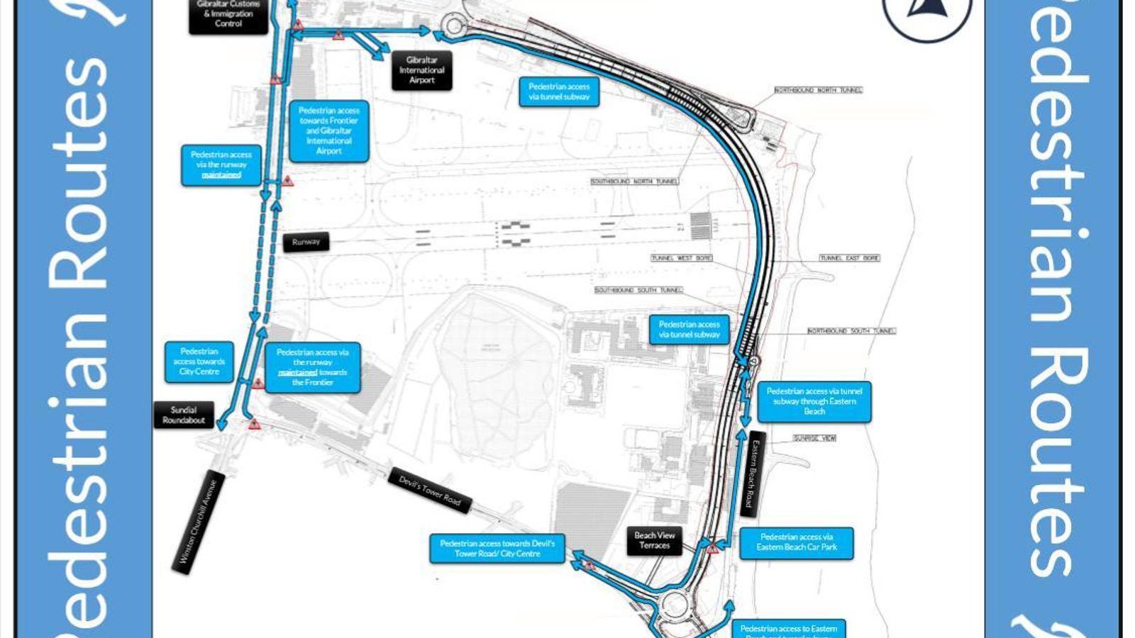 Nueva ruta para peatones en Gibraltar