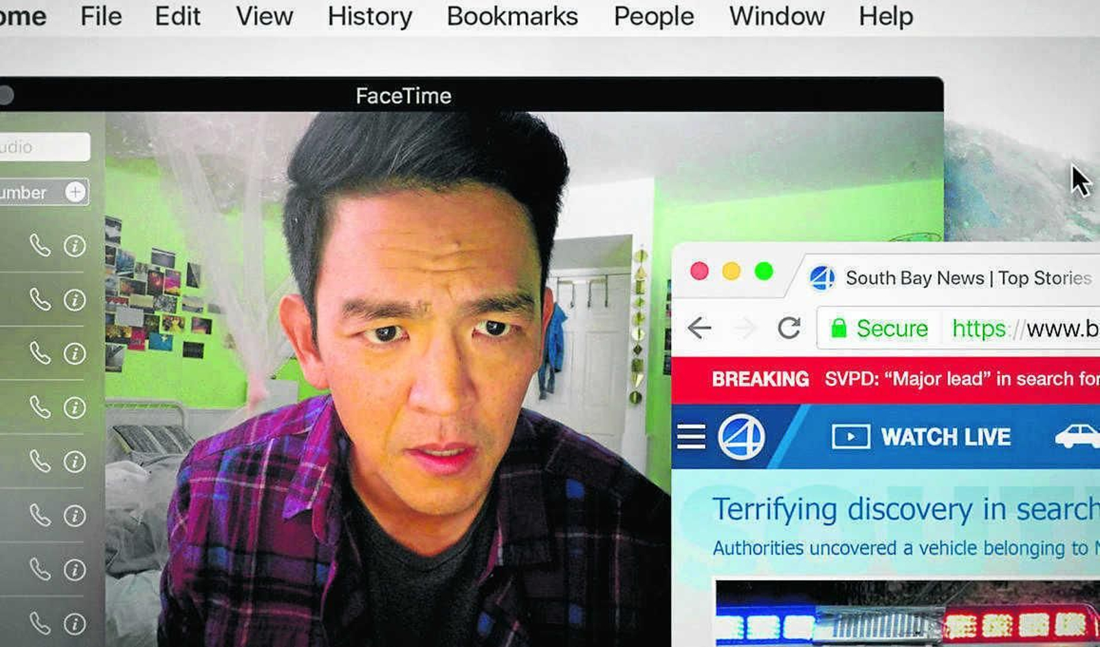 Una imagen de la película del debutante Aneesh Chaganty.