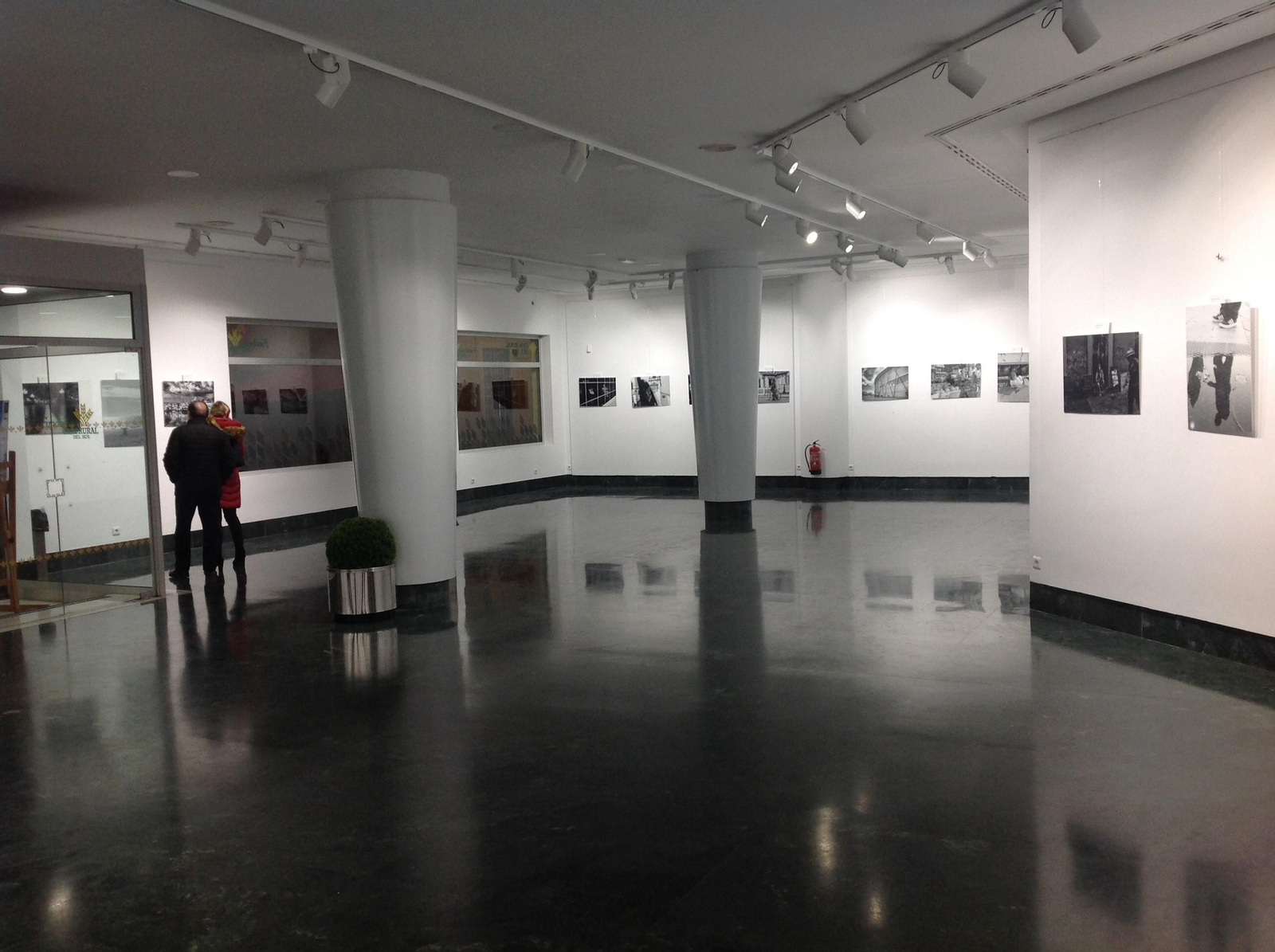 La sala de exposiciones del centro cultural 'José Luis García Palacios'