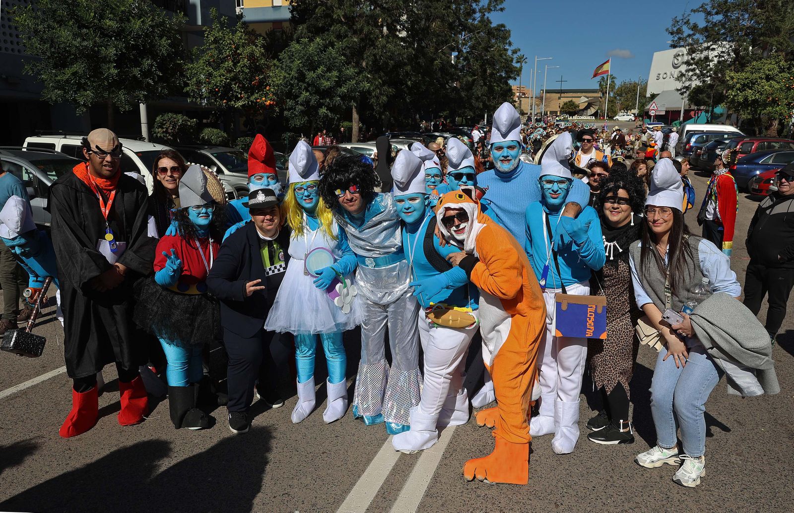 La cabalgata de agrupaciones del Carnaval de Algeciras, en imágenes