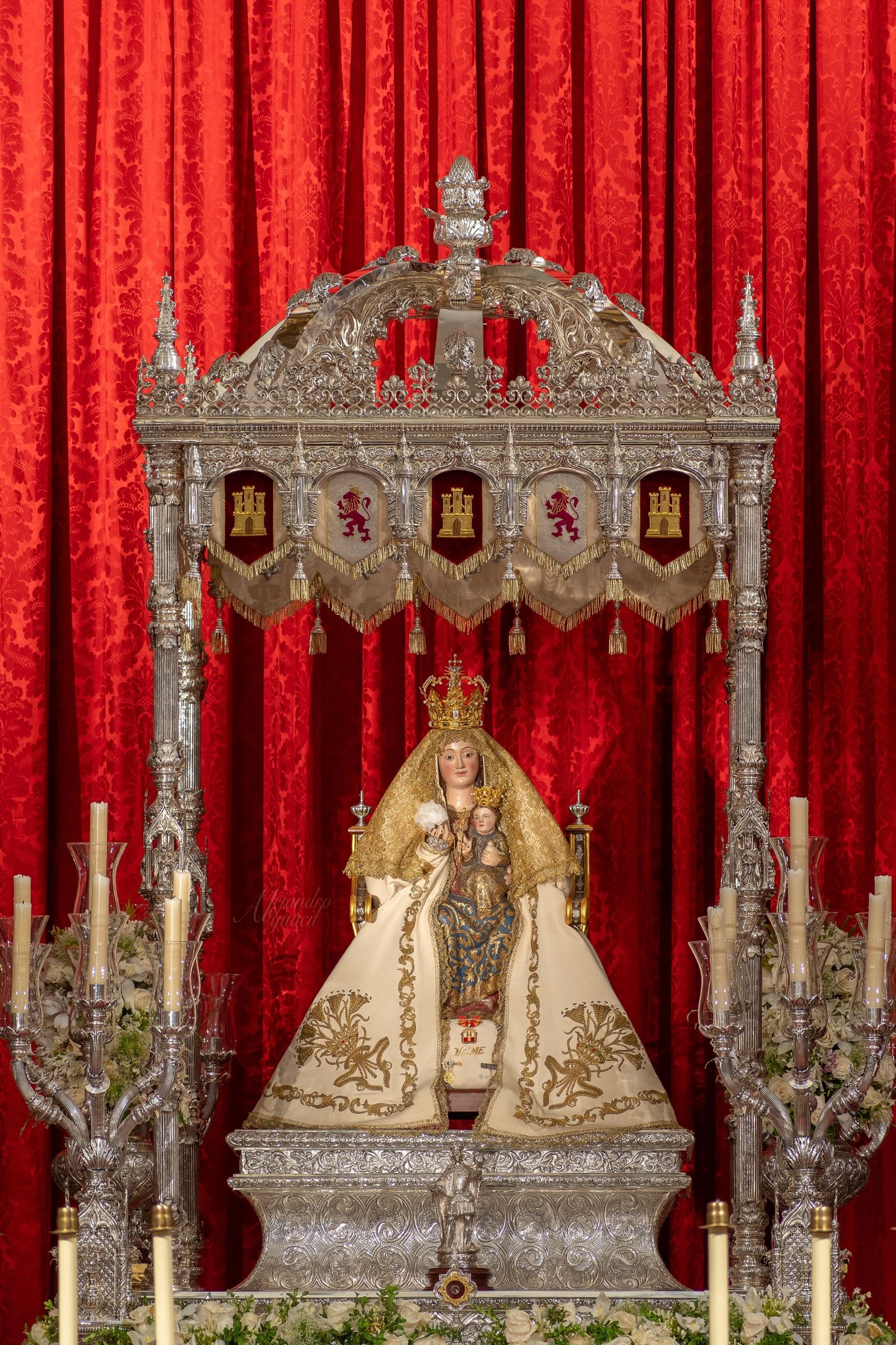 El remozado paso de la Virgen de Valme