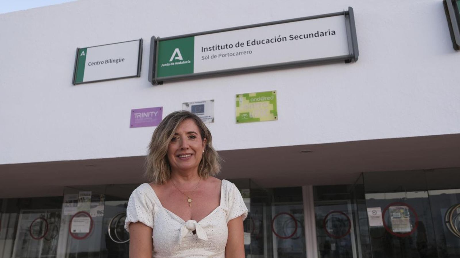 María del Mar Mota es la actual directora del IES Sol de Portocarrero