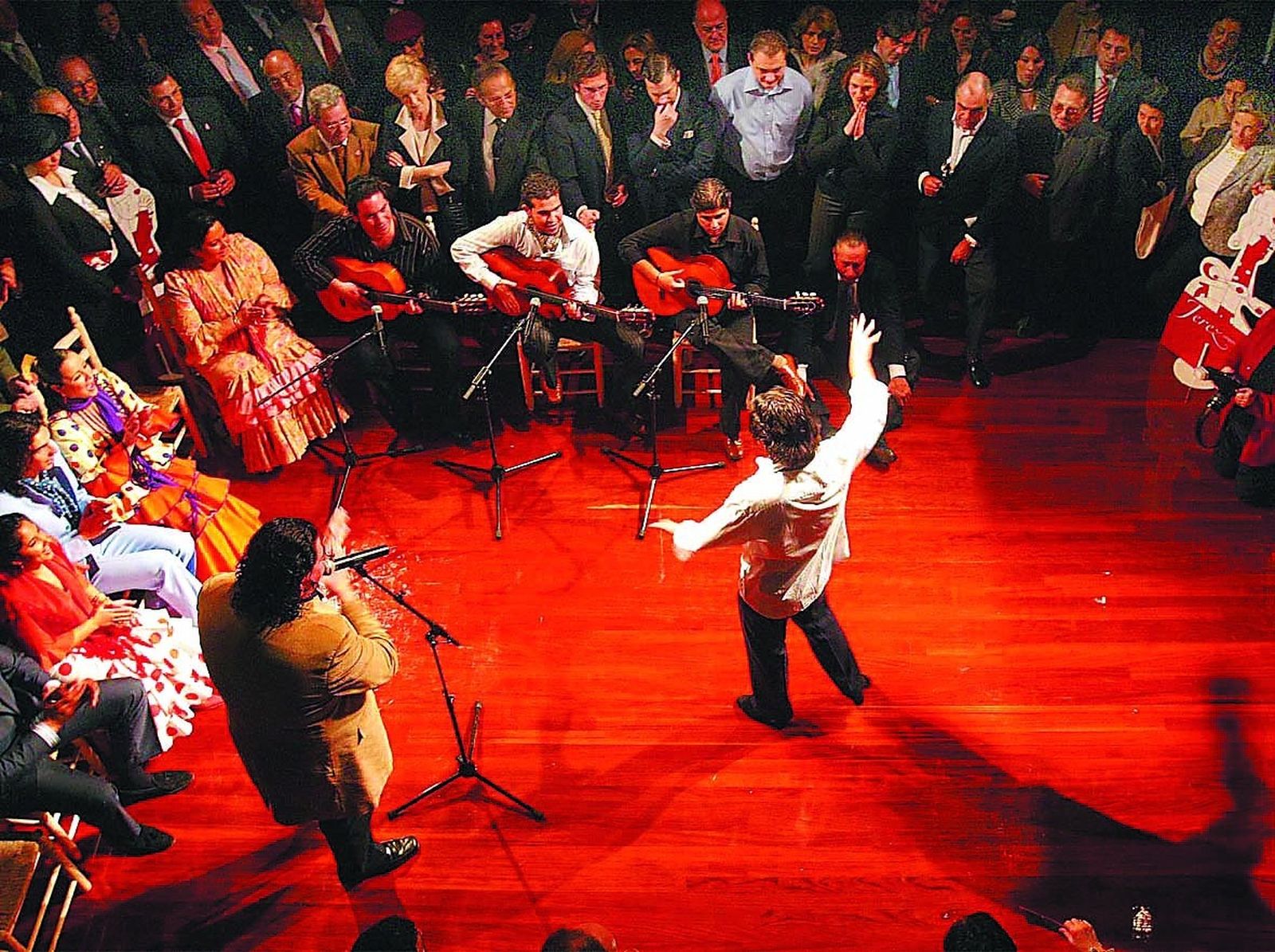 Con motivo de Fitur 2004, se celebró un espectáculo flamenco en Madrid.