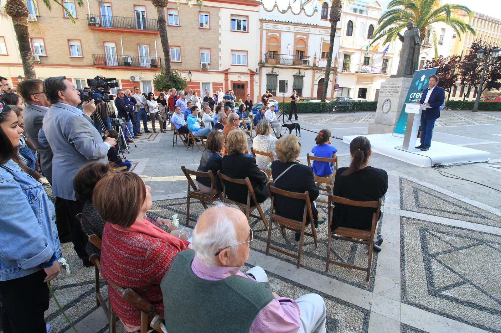 Imágenes de la presentación de "Creo en Huelva", nuevo partido de Ruperto Gallardo y Enrique Figueroa