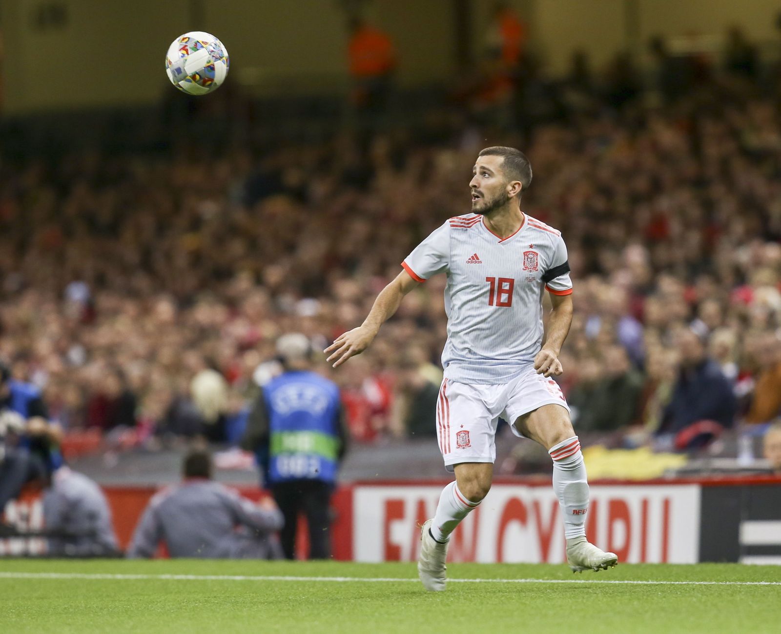 El amistoso entre Gales y España, en imágenes