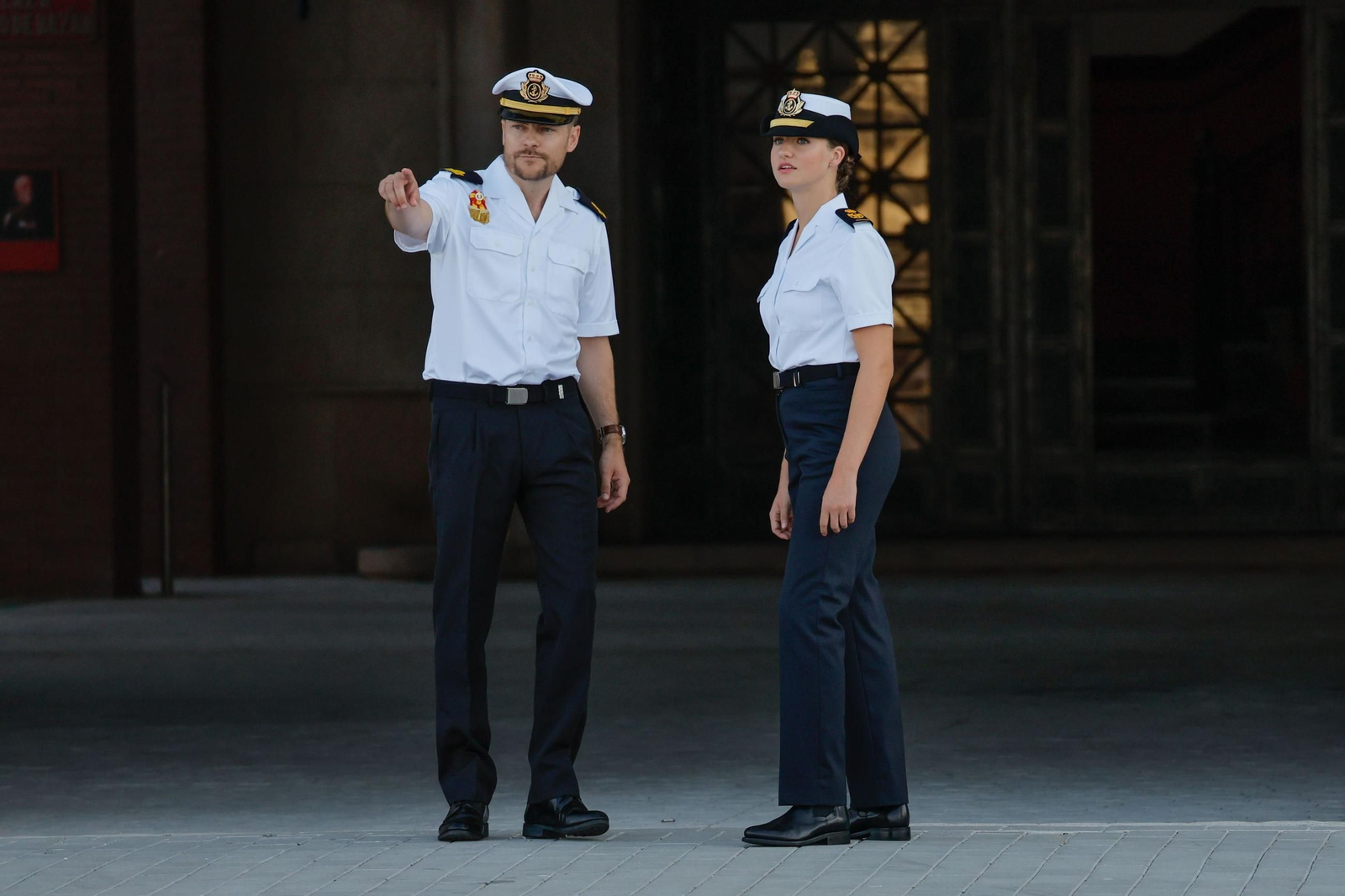 Las fotos del ingreso de la Princesa de Asturias en la Escuela Naval de Marín