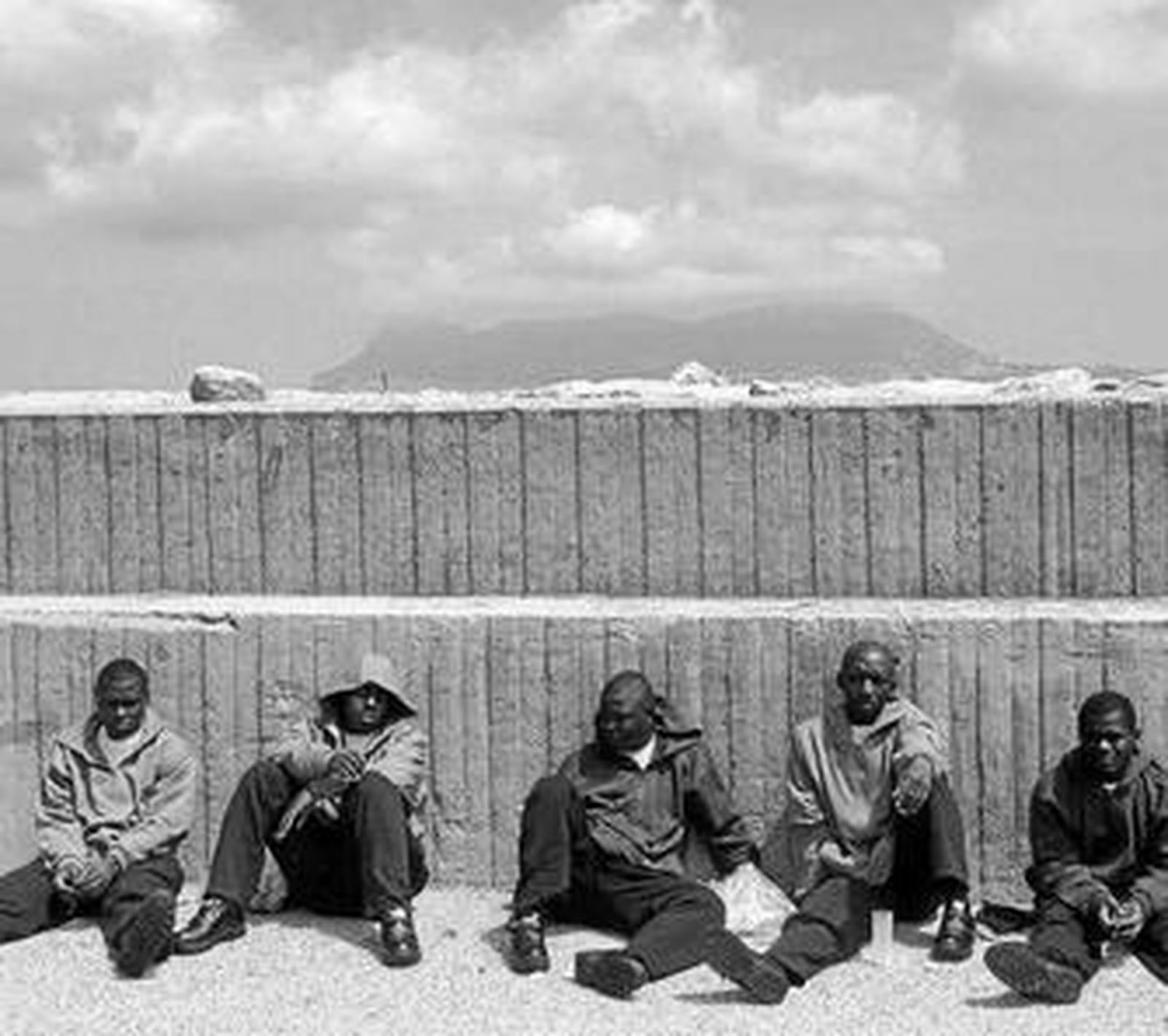 Imagen de los inmigrantes que llegaron la pasada semana a Algeciras.