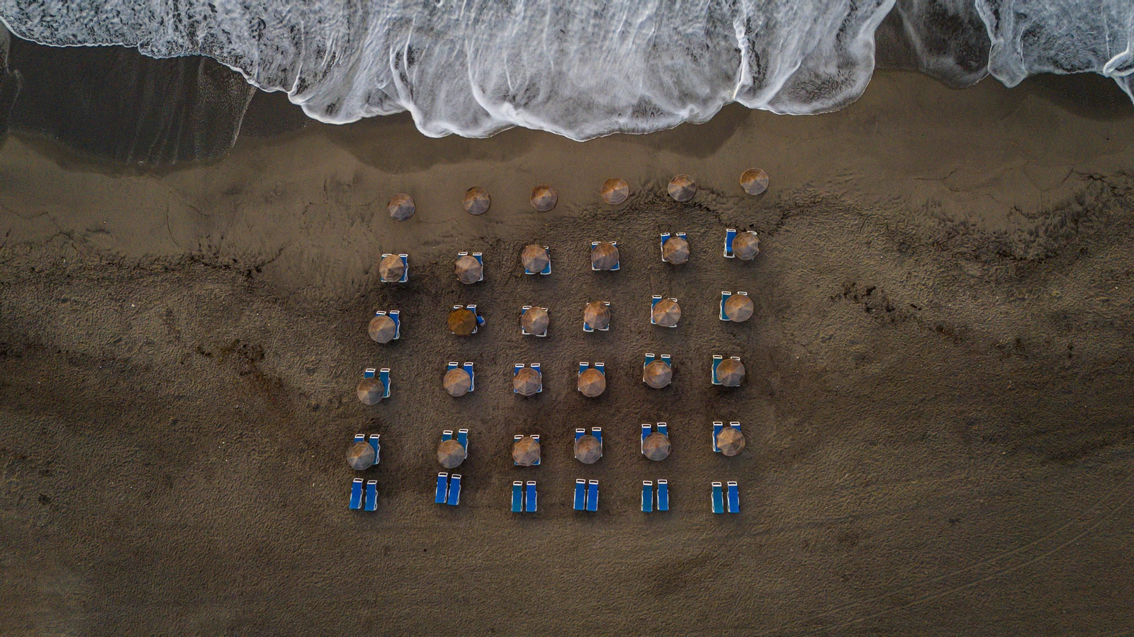 David Anguita Jiménez enseñó su talento con ‘A orillas del Mediterráneo’, Mojácar, (Almería).
