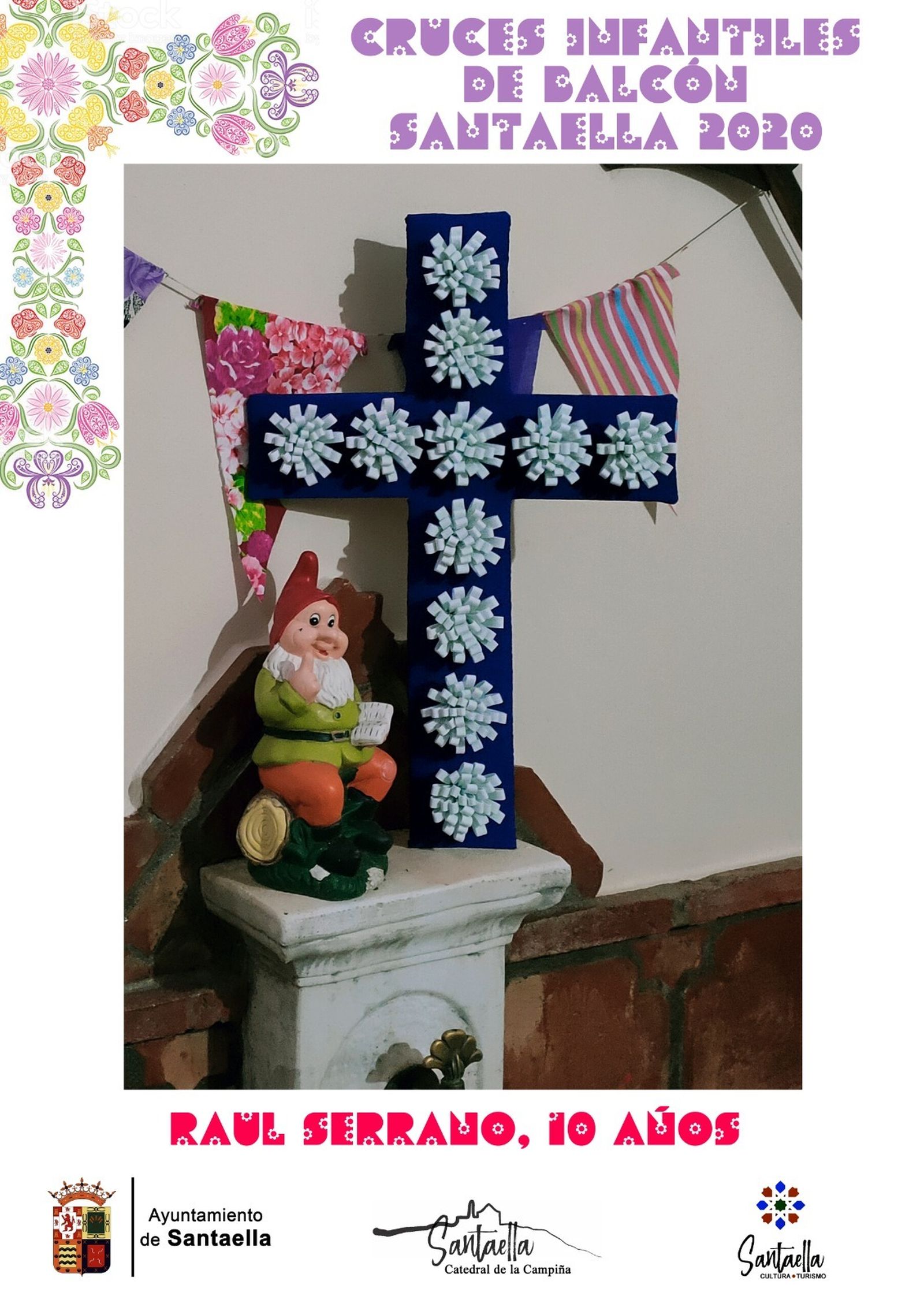 Así son las Cruces de Mayo de los niños de Santaella
