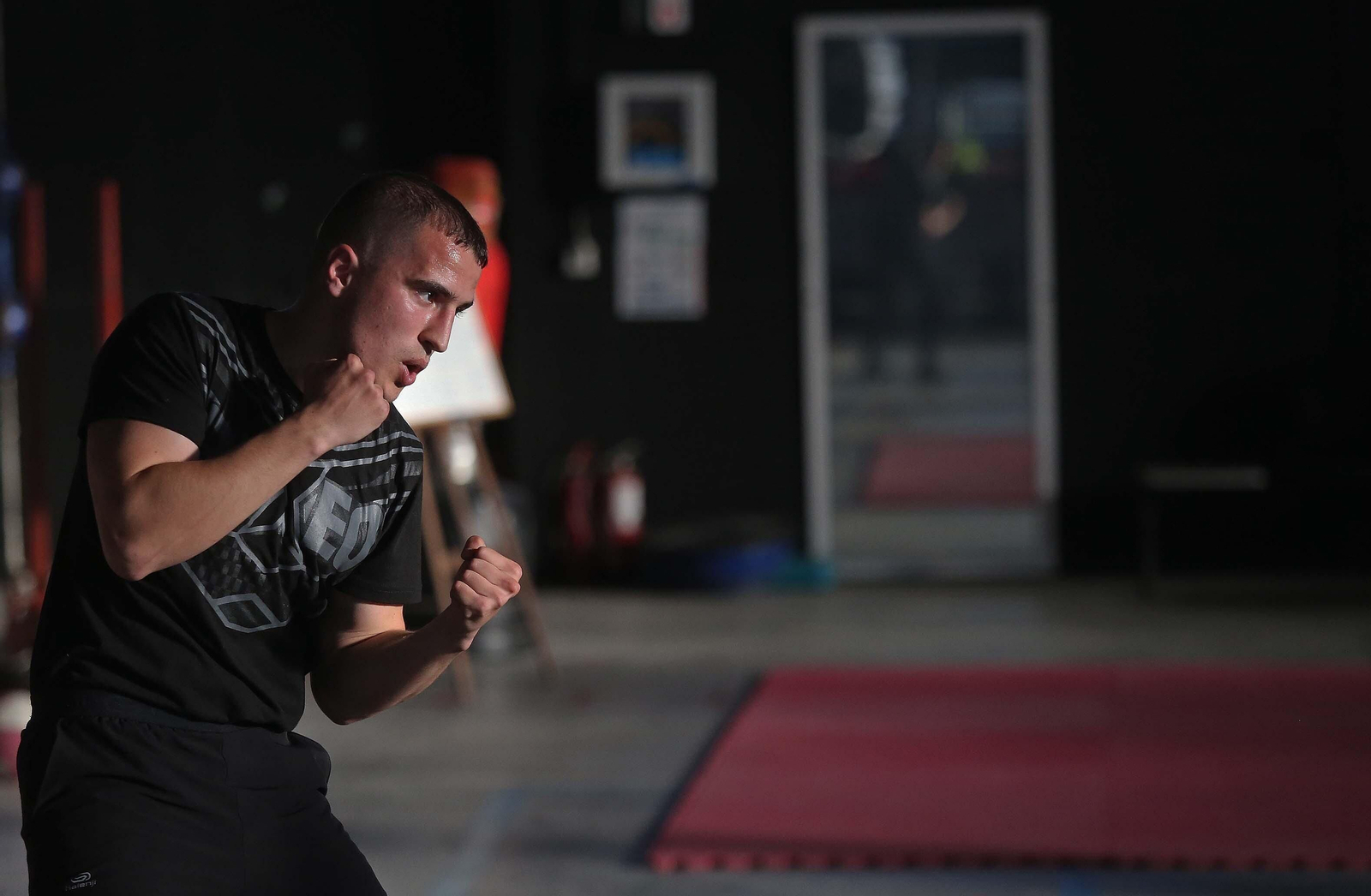 Fotos del entrenamiento previo al debut profesional de los boxeadores Christian Tocón Pérez Abdellah y Tyronne Buttigieg del Club Don Principe de La Línea Fotos del entrenamiento previo al debut profesional de los boxeadores Christian Tocón Pérez Abdellah y Tyronne Buttigieg del Club Don Principe de La Línea