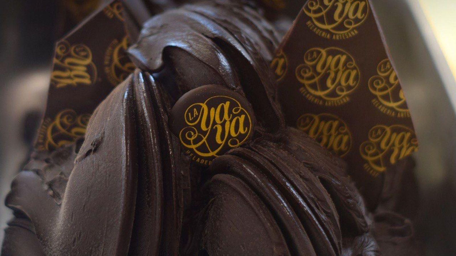 Sorbete vegano extra negro de La Yaya.